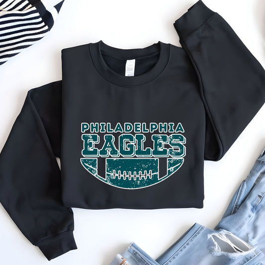 Trendy Philadelphia Football Sweatshirt, Philly Eagle Sweatshirt, Sundays are for the Birds Crewneck, Eagle Shirt, Bird Gang Football