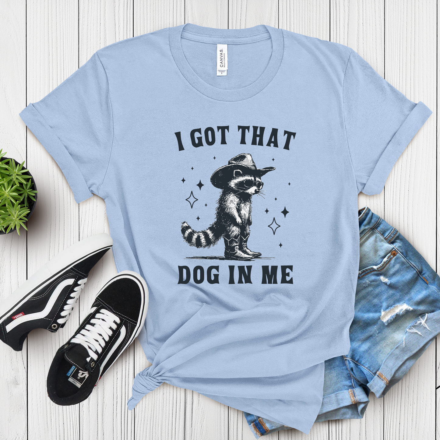 I Got That Dog In Me Vintage Shirt, Retro Sheriff Cat Dog In Me T-shirt, Vintage 90s Shirt, Washed Shirt, Vintage Distressed Shirt