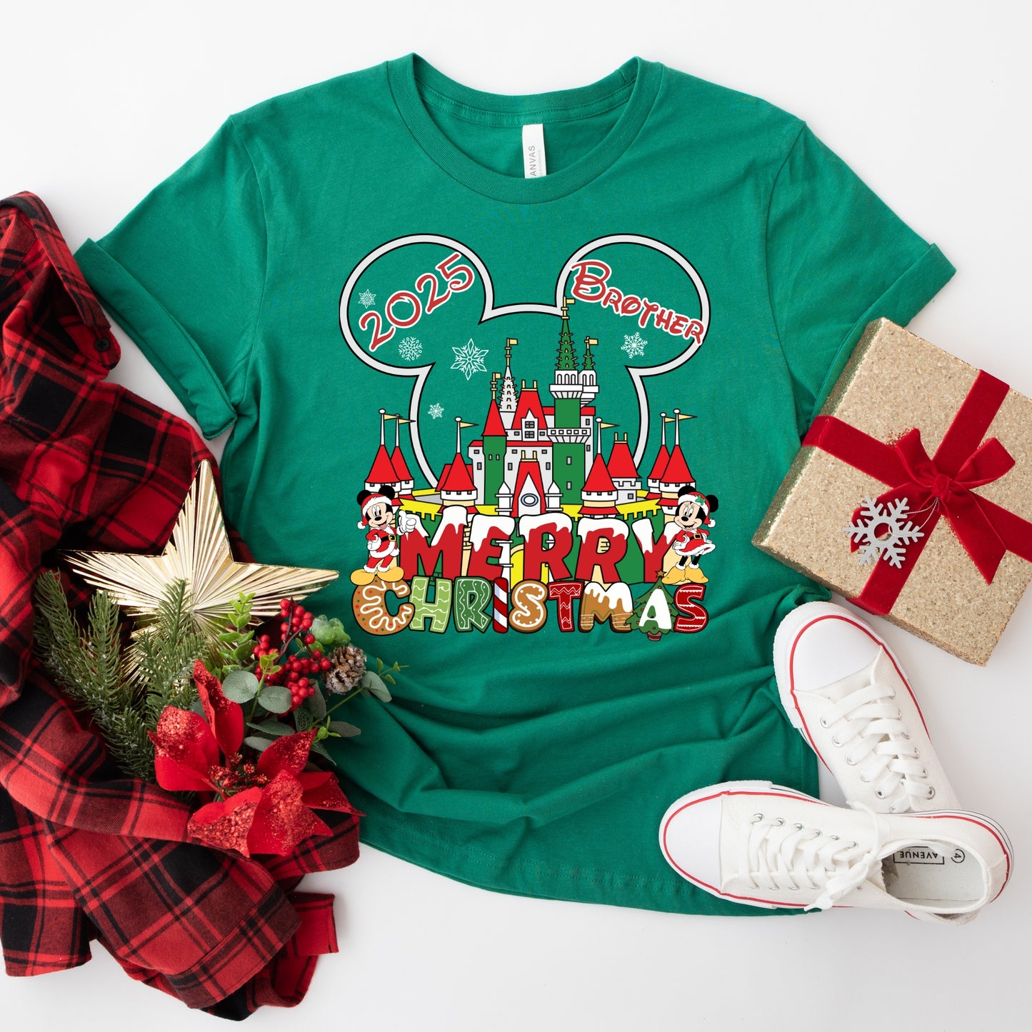 Personalized Family Christmas Squad Matching Shirts, Custom Holiday Tees for Kids and Adults, Festive Family Outfits Christmas Gift