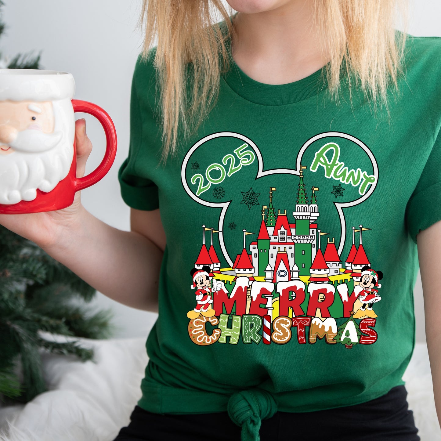 Personalized Family Christmas Squad Matching Shirts, Custom Holiday Tees for Kids and Adults, Festive Family Outfits Christmas Gift