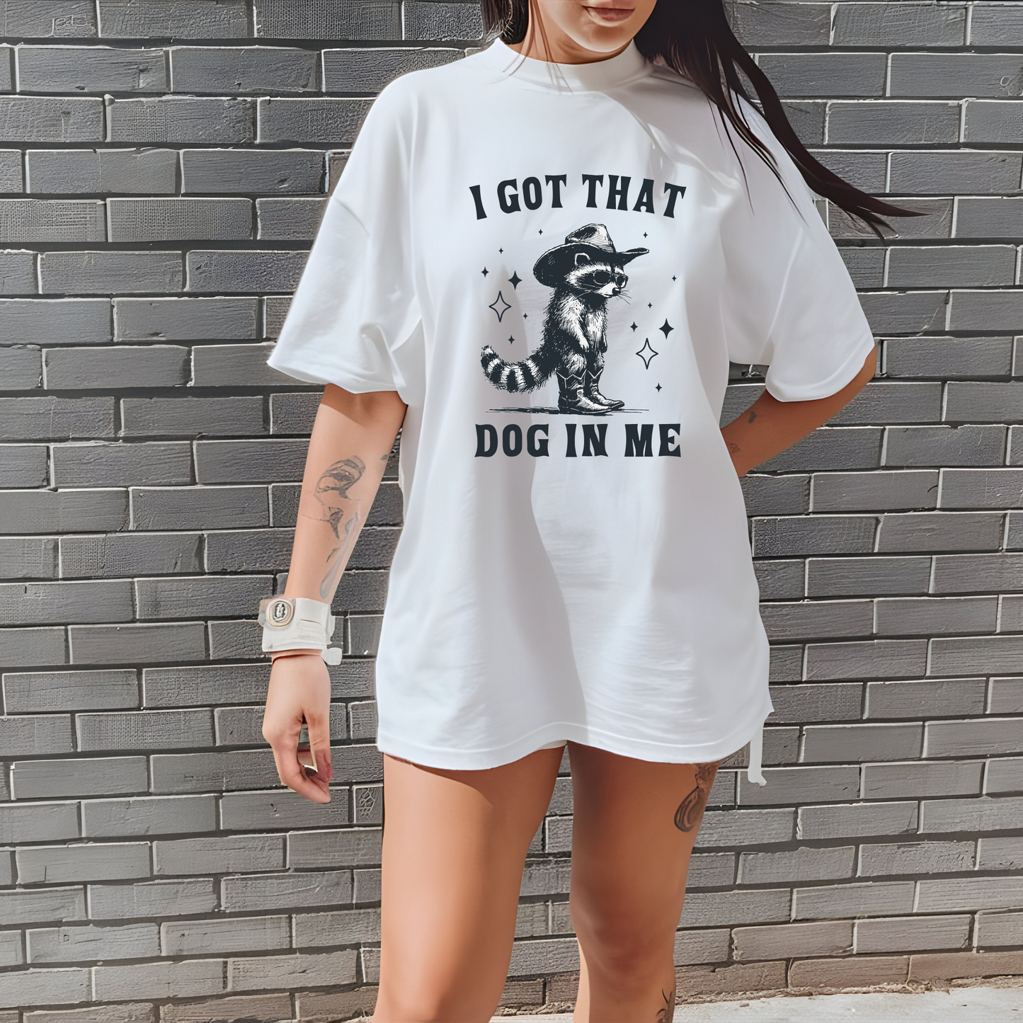 I Got That Dog In Me Vintage Shirt, Retro Sheriff Cat Dog In Me T-shirt, Vintage 90s Shirt, Washed Shirt, Vintage Distressed Shirt