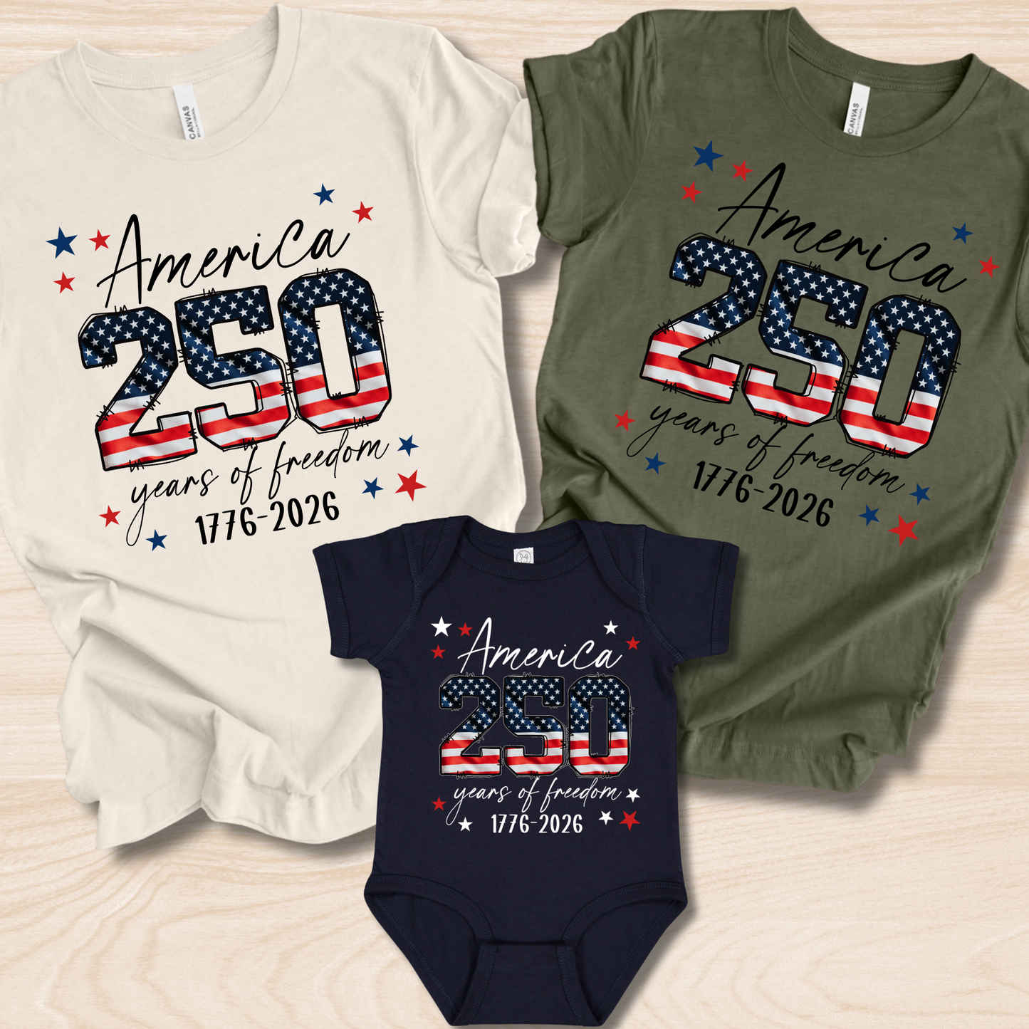 USA 250th Anniversary Shirt, 4th July Family Shirts, 4th July Tee, USA 250th Anniversary Independence Day Shirts, 4th July 250th Year Shirts