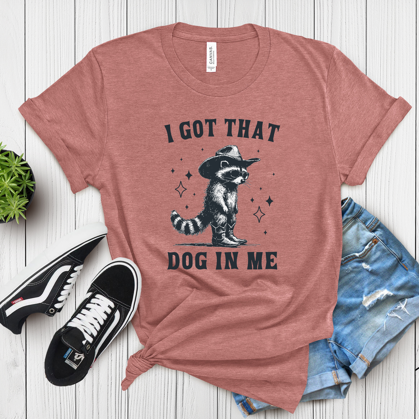 I Got That Dog In Me Vintage Shirt, Retro Sheriff Cat Dog In Me T-shirt, Vintage 90s Shirt, Washed Shirt, Vintage Distressed Shirt