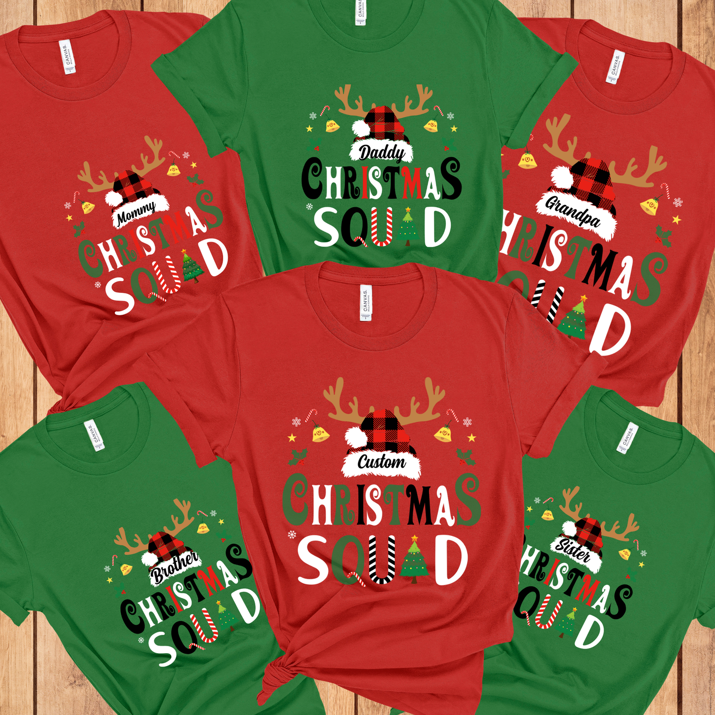 Family Christmas Squad, Family Matching Shirt