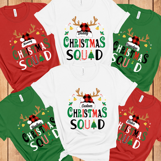 Family Christmas Squad, Family Matching Shirt