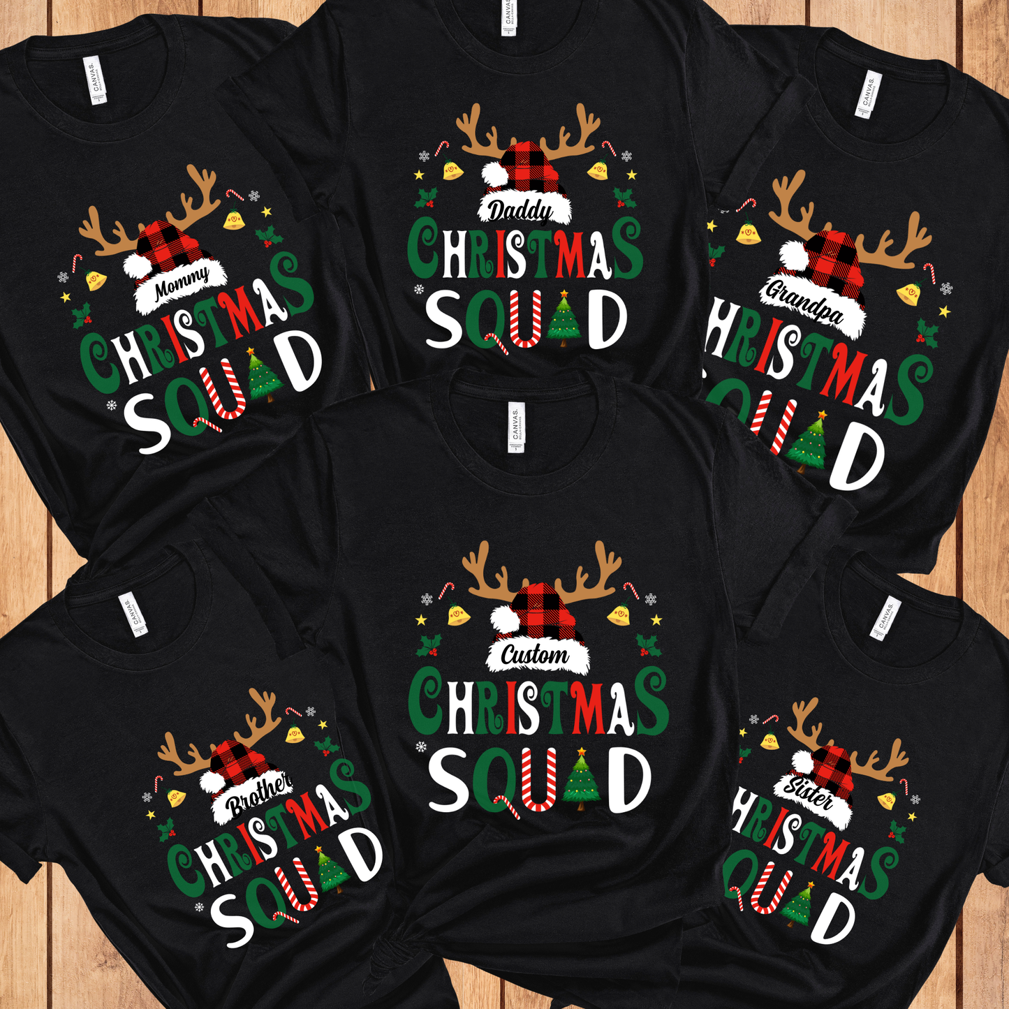 Family Christmas Squad, Family Matching Shirt