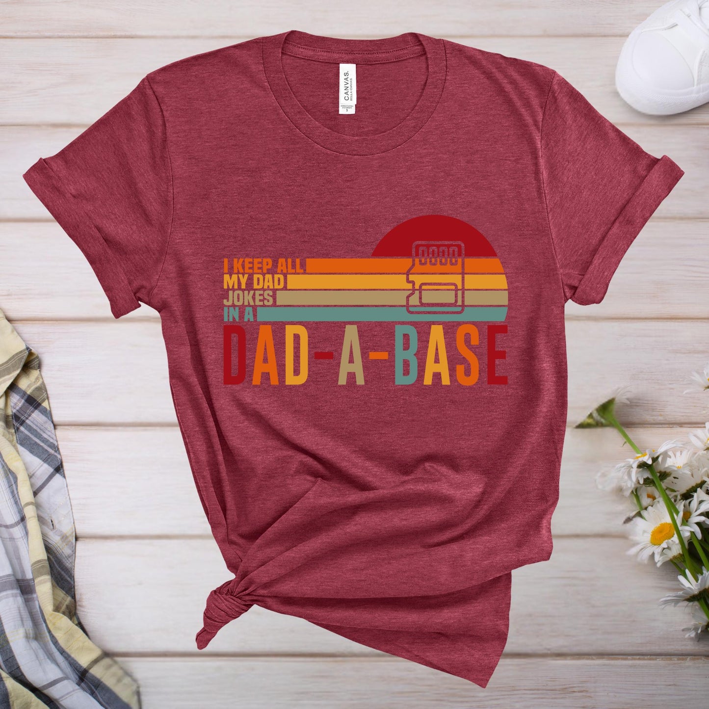 I Keep All My Dad Jokes In A Dad-a-Base Shirt, New Dad T-shirt, Dad Shirt, Daddy Shirt, Father's Day Gift, Best Dad Shirt, Gift for Dad