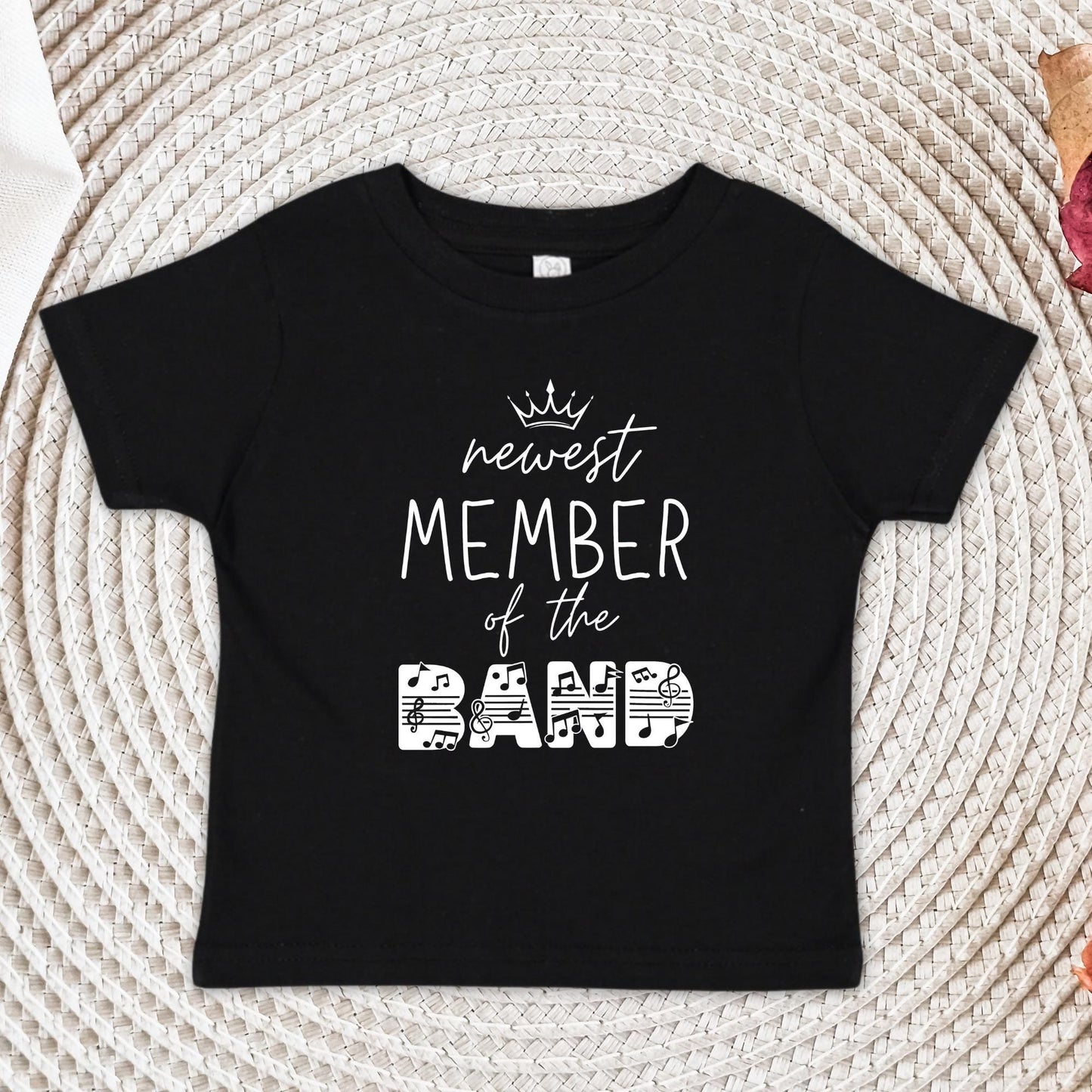Newest Member of The Band Shirt and Onesie®, Baby Shower Gift, Music Lover Baby Shower Shirt, Baby Announcement Bodysuit