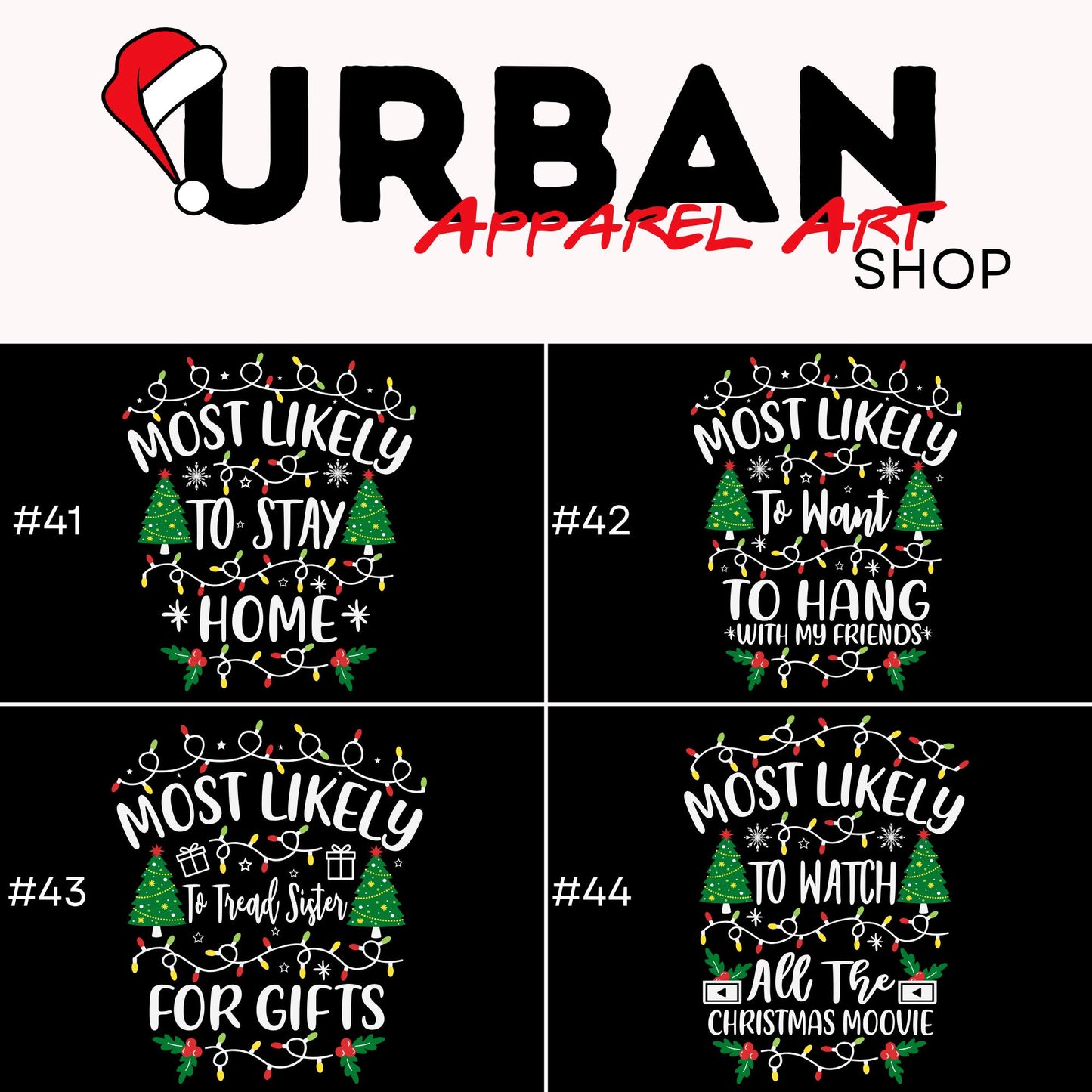 Most Likely To Christmas Sweatshirt, Funny Christmas Hoodie, Family Matching Sweats Christmas Gift