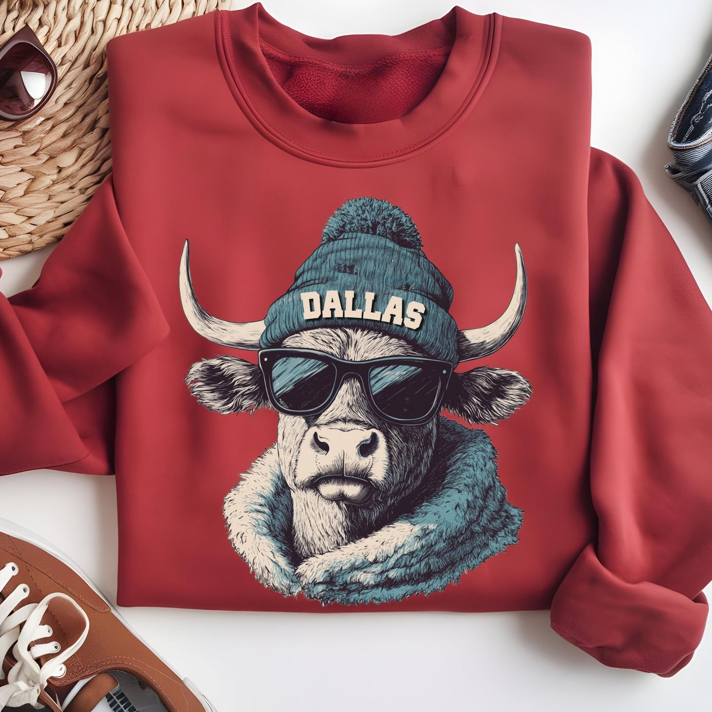 Dallas Football Fan Sweatshirt, Dallas Mascot Hoodie, Football Fan Sweat, Christmas Gift