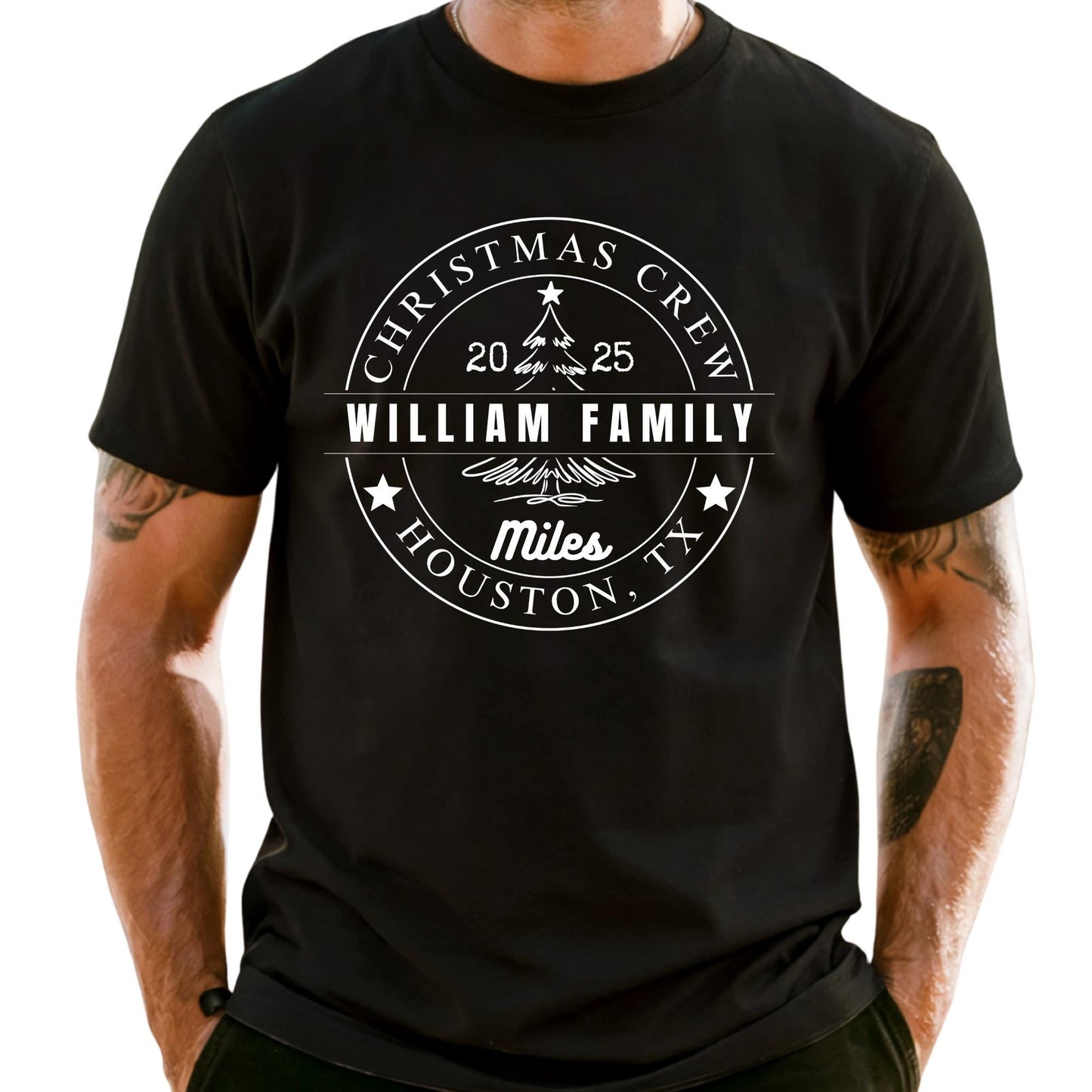 Comfort Colors Christmas Crew Shirt: Personalized Family Reunion Tee Xmas Gift
