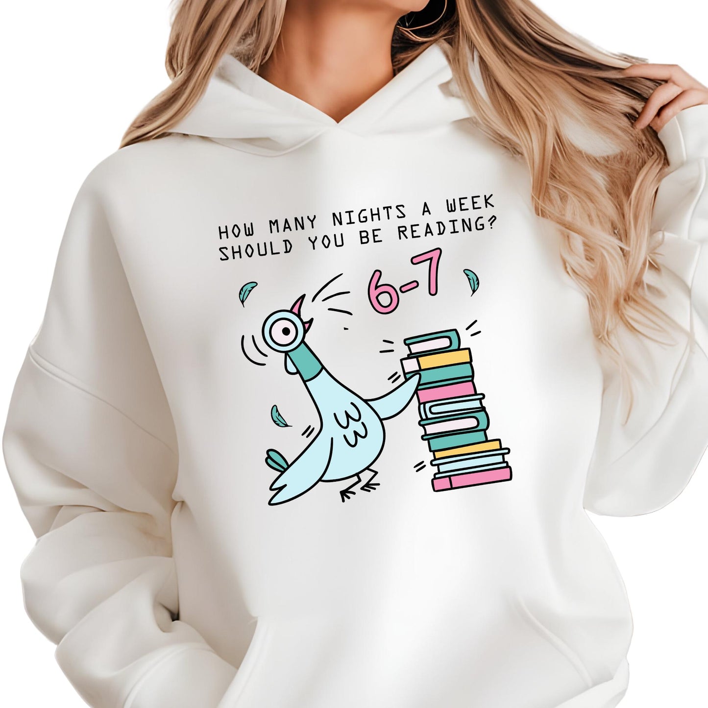 How Many Nights A Week Should You Be Reading 6-7 Sweatshirt, Teacher Six Seven 67 Hoodie