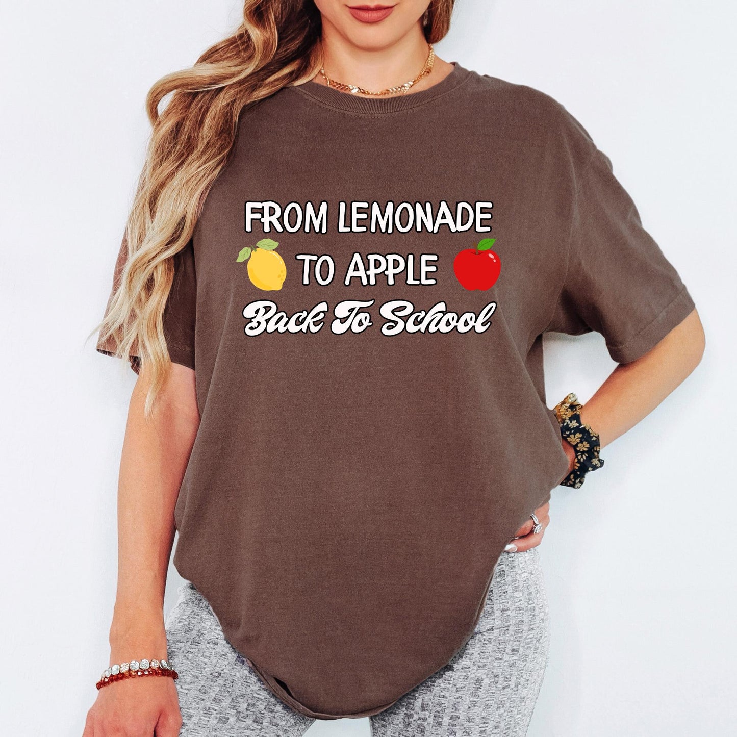 Comfort Colors® From Lemonade to Apple Shirt, Back To School Teacher Gift