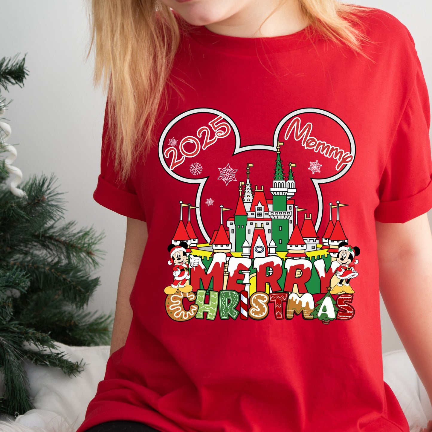 Personalized Family Christmas Squad Matching Shirts, Custom Holiday Tees for Kids and Adults, Festive Family Outfits Christmas Gift