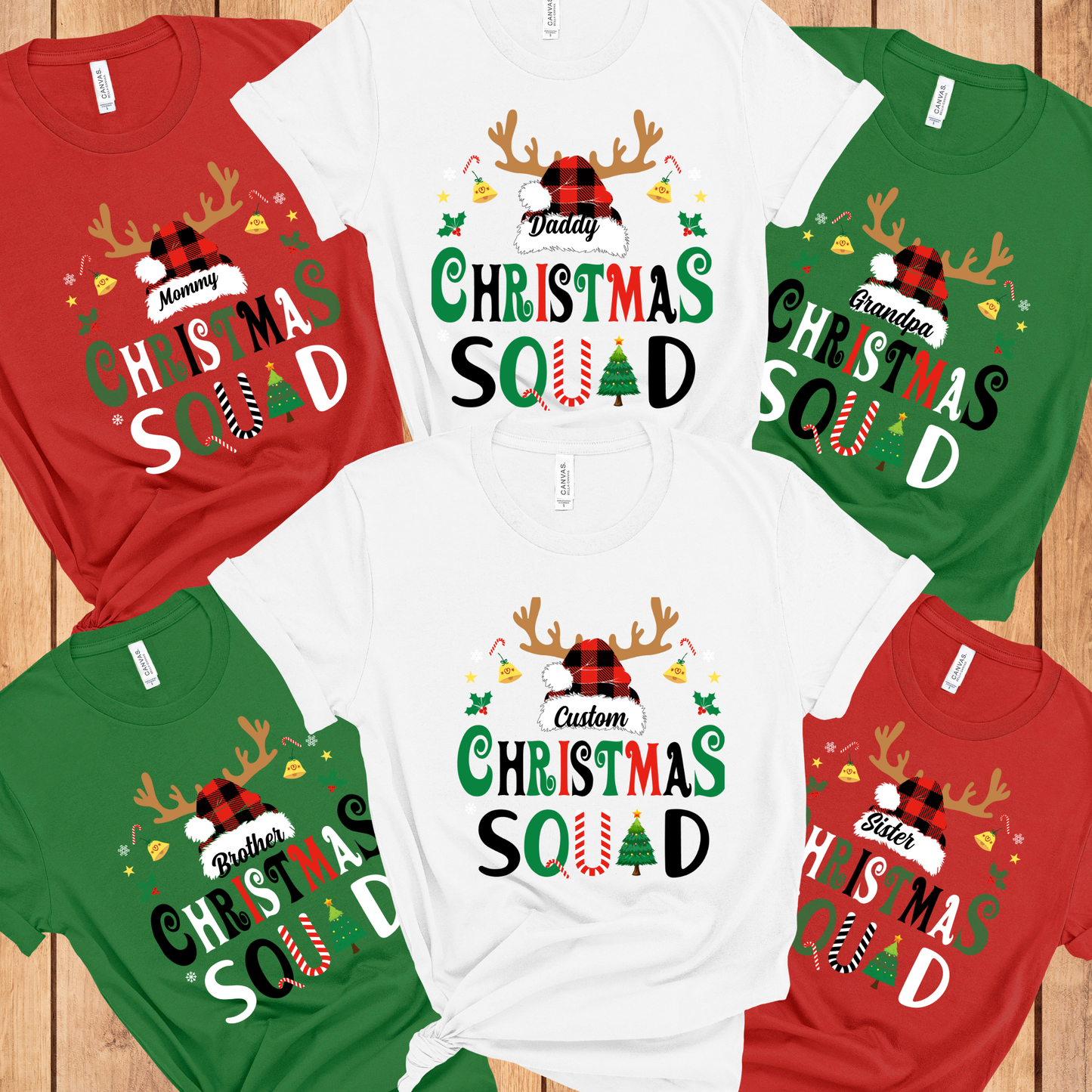 Family Christmas Squad, Family Matching Shirt