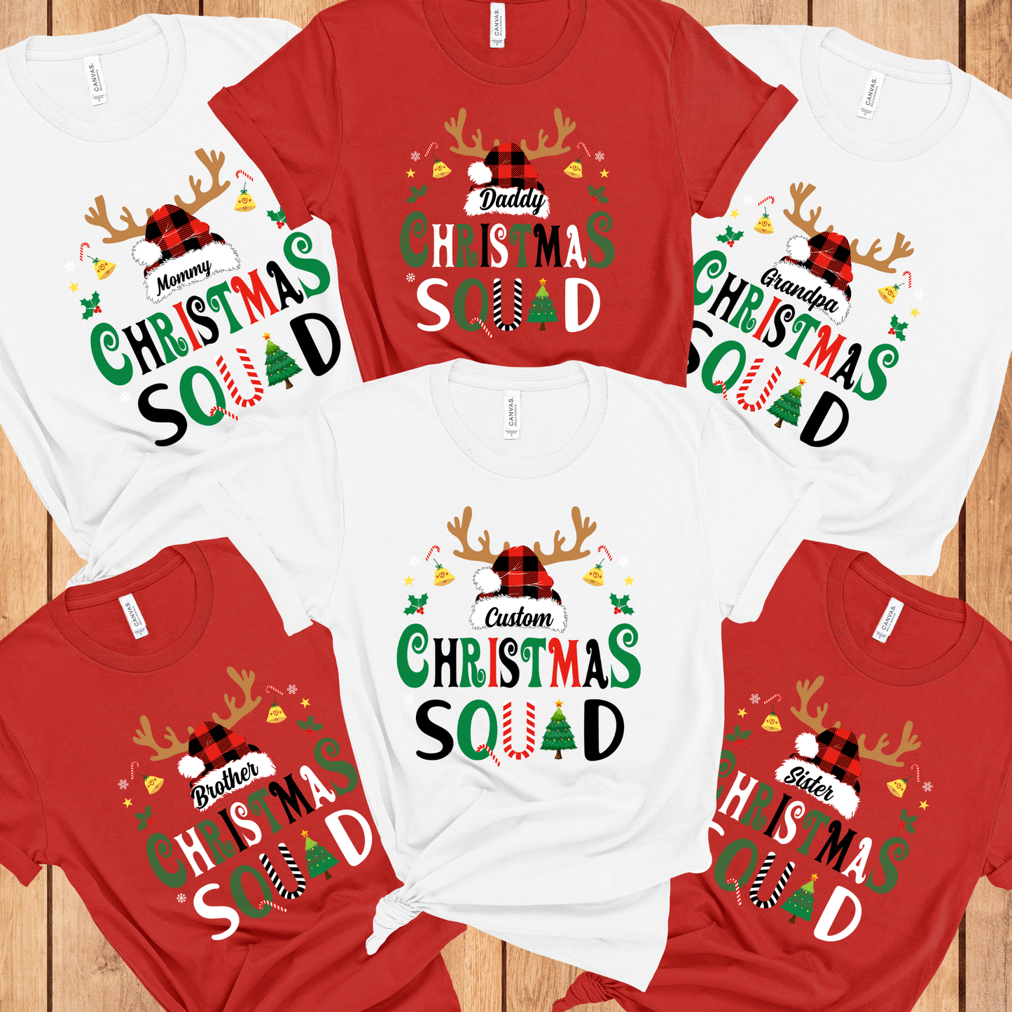 Family Christmas Squad, Family Matching Shirt