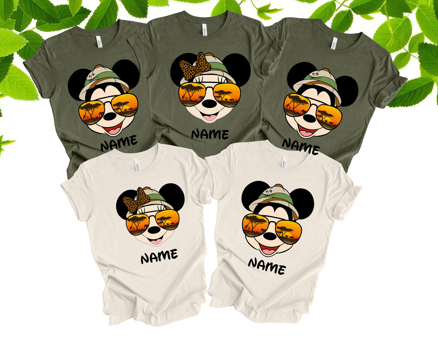 Personalized Name Shirts, Disney Safari Shirts, Family Safari Shirts, Custom Name Shirts, Custom Family Name Shirts, Family Safari Memorize