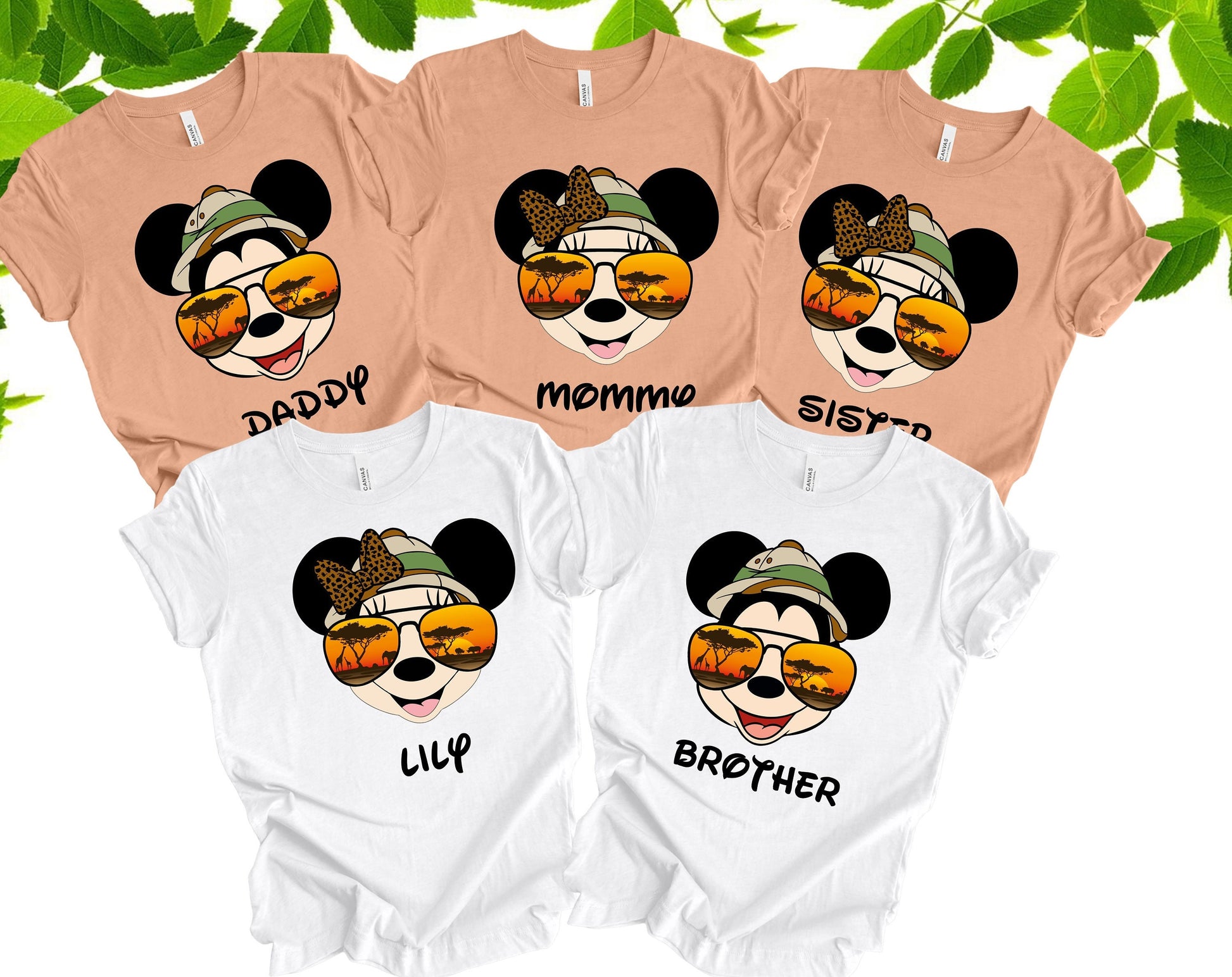 Personalized Name Shirts, Disney Safari Shirts, Family Safari Shirts, Custom Name Shirts, Custom Family Name Shirts, Family Safari Memorize