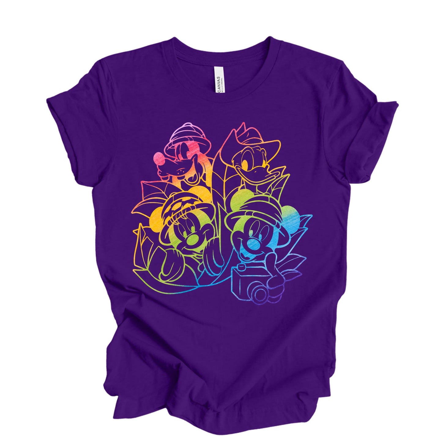 Animal Kingdom Shirt, Colorful Disney Characters T-shirt, Animal Kingdom Family Tee, Cute Holiday Shirt, Trip Gift