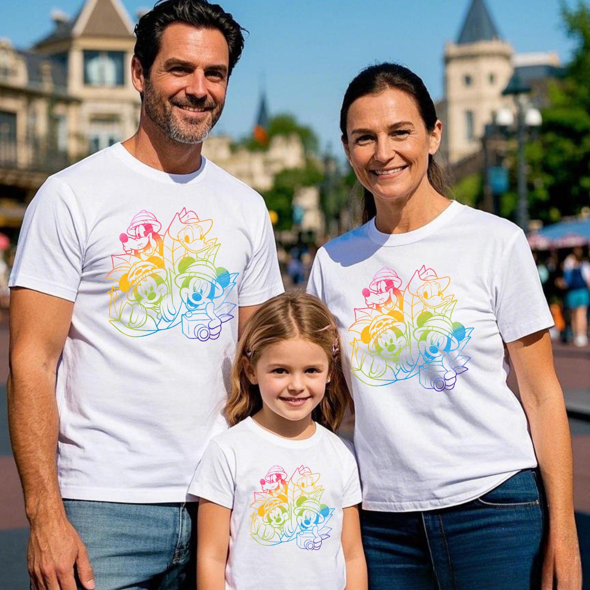 Animal Kingdom Shirt, Colorful Disney Characters T-shirt, Animal Kingdom Family Tee, Cute Holiday Shirt, Trip Gift
