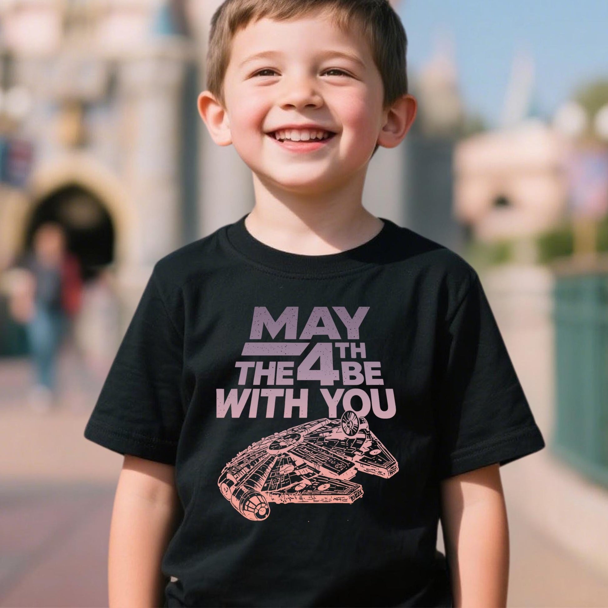 Star Wars Day Shirt, Disneyworld Star Wars Tee, May the 4th Shirt, May the Force Be With You Shirt, Galaxy's Edge Tee, Millennium Falcon Tee