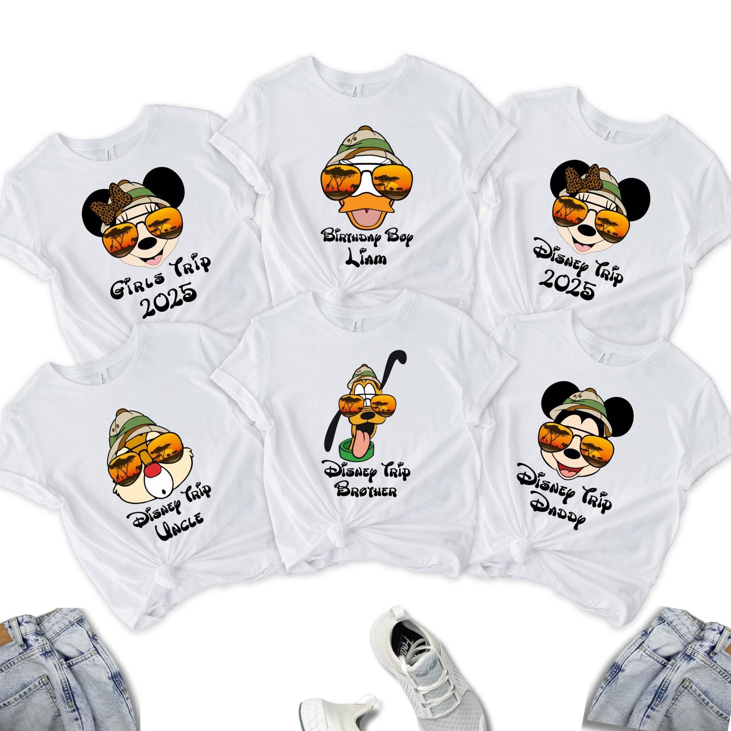 Custom Disney Trip Family Shirt, Disney 2025 Shirt, Disney World Family Shirt, Disney Birthday, Matching Family Shirt, Birthday Gift