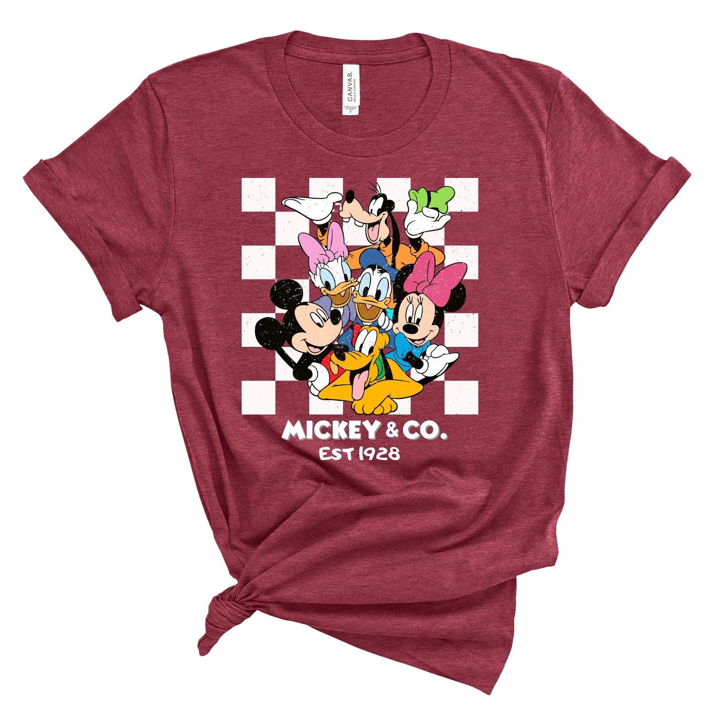 Retro Mickey & Co 1928 Shirt, Disneyland Tee, Disneyworld Shirt, Mickey And Friends Family Shirt, Disney Gift, Vacation Shirt