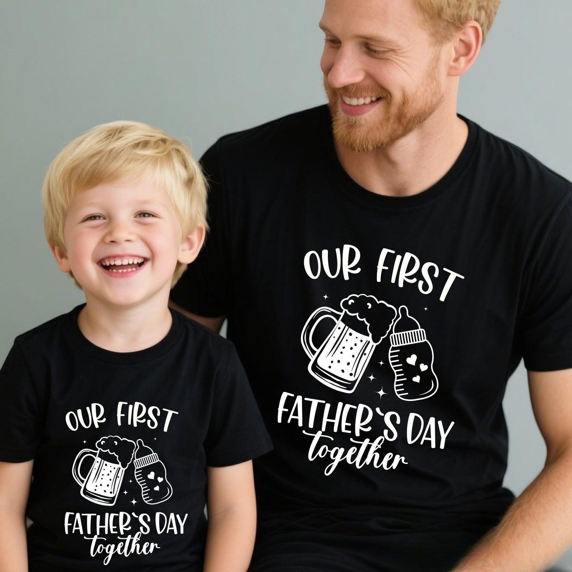Our First Father's Day Together Shirt, Father's Day T-shirt, Our First Father's Day Together Gift, New Father Gift, Father's Day Baby Gift