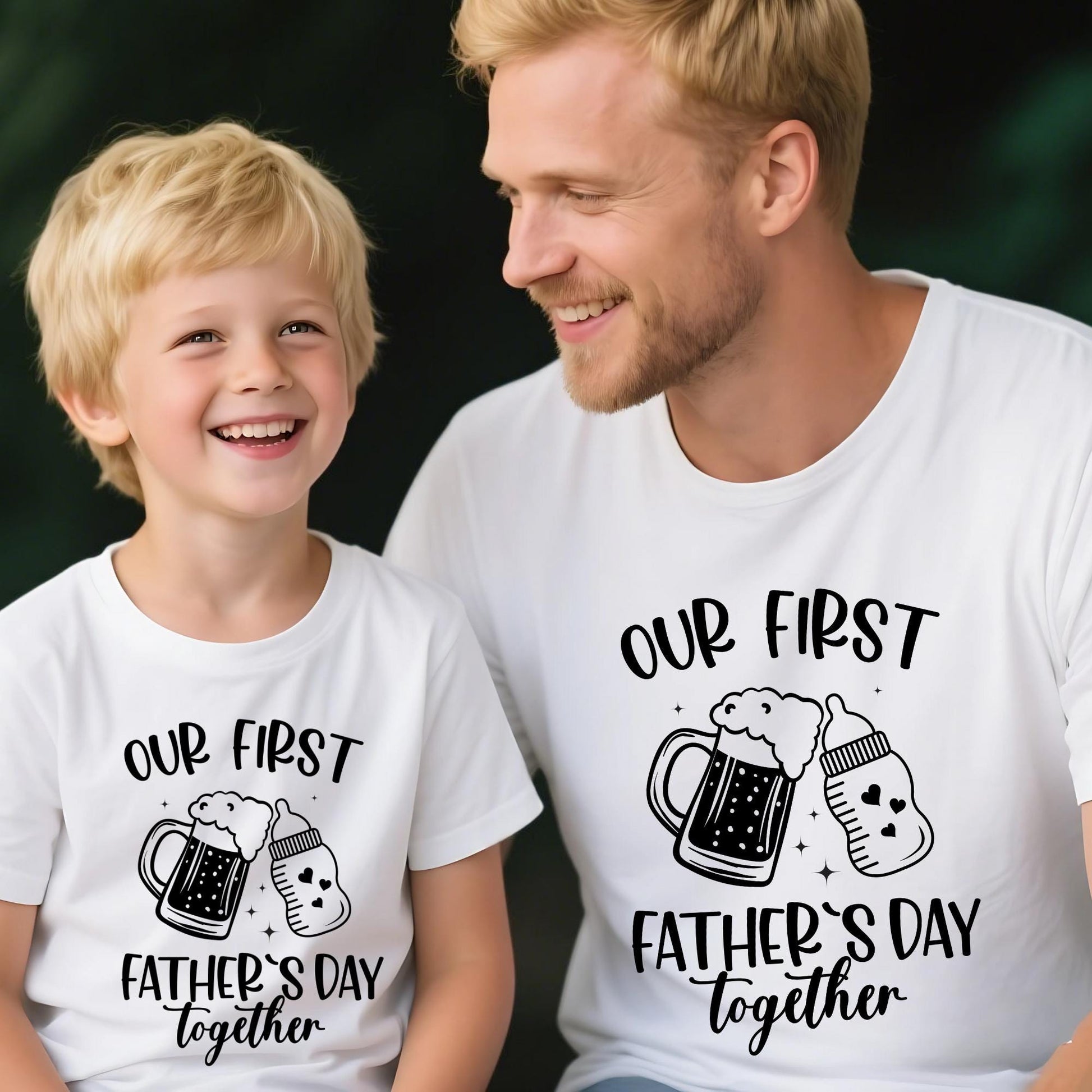 Our First Father's Day Together Shirt, Father's Day T-shirt, Our First Father's Day Together Gift, New Father Gift, Father's Day Baby Gift