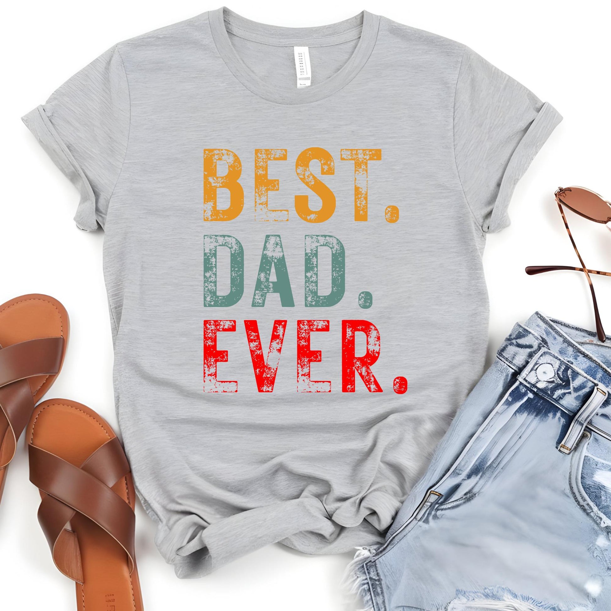 Best Dad Ever Shirt Fathers Day Gift For Dad, Best Dad T-Shirt For Men, Funny Dad Gift From Daughter, Funny Birthday Gift For Best Dad