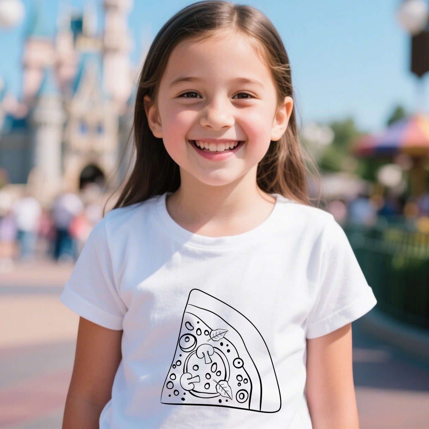 Pizza And Pizza Slice Matching Family Shirts, Baby Bodysuit Dad T-Shirt, Dad And Son Daughter Shirts, Parents And Kids Shirt