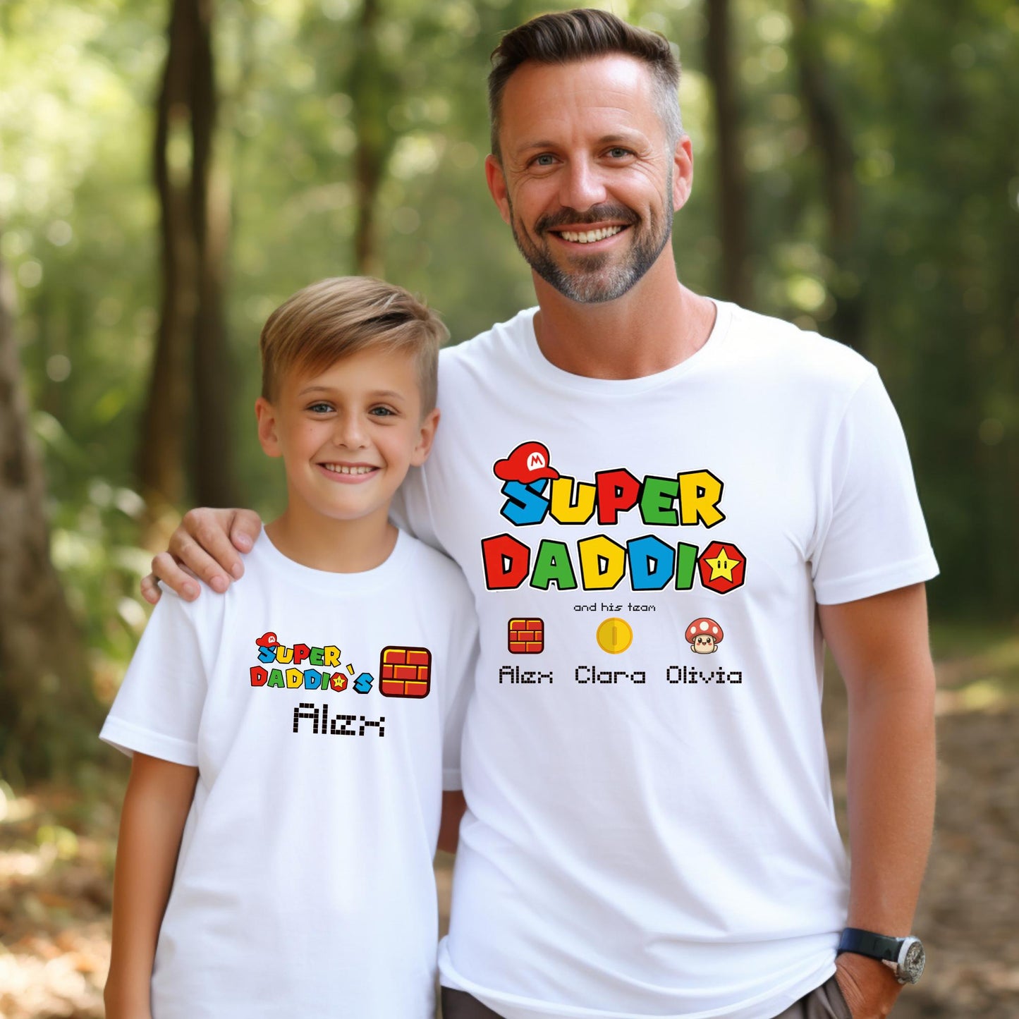 Super Daddio Shirt, Matching T-shirt, Father's Day Shirt, Super Dad Shirt, Gamer Daddy Shirt, Father Gift Tee, Fathers Day Gift Funny Shirt