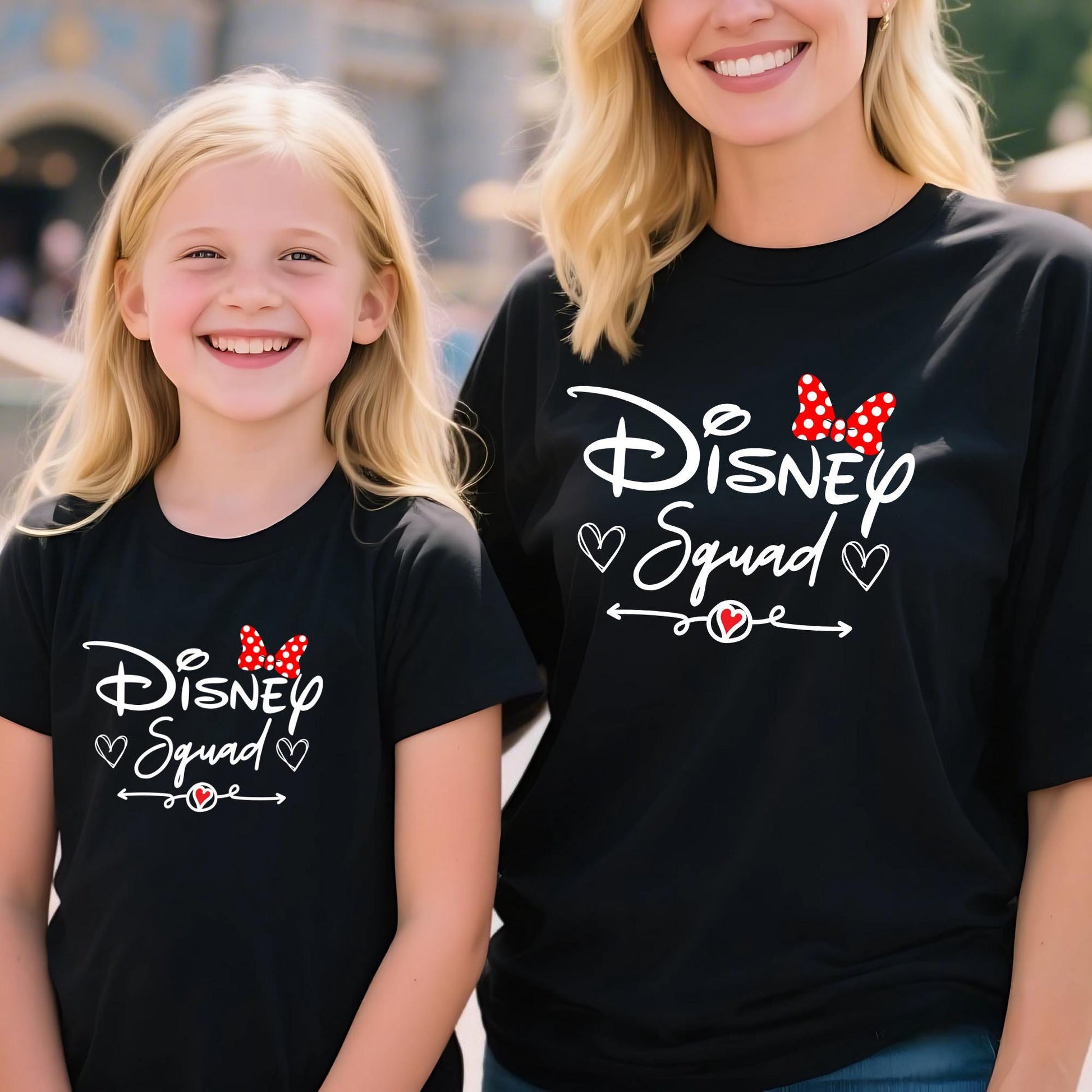 Custom Disney Squad Shirt Family Trip T-shirt Matching Magic Trip Tee Mickey & Minnie Shirt Vacation Gift