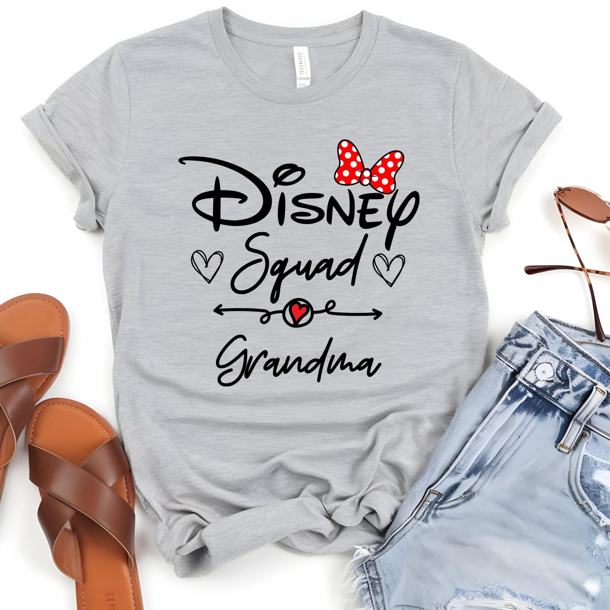 Disney Custom Squad Shirt, 2025 Disney Family Shirt, Disney Squad Shirt, Mickey & Minnie Shirt, Matching Disney Trip Tee, Disney Kids Shirt