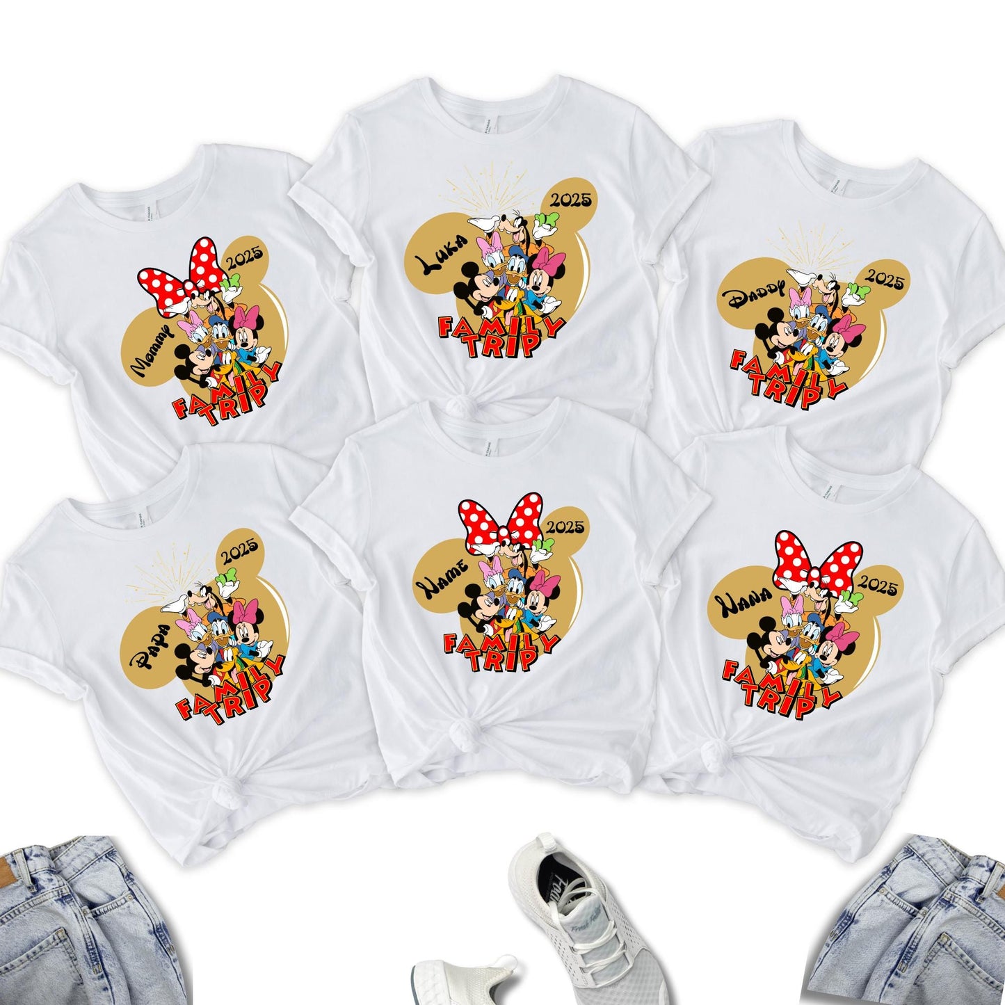 Custom Disney Trip Shirts, Disneyworld Shirts, Disney Trip, Disney Vacation T-shirt, Disney Couple Shirt, Disney Family Matching Shirts