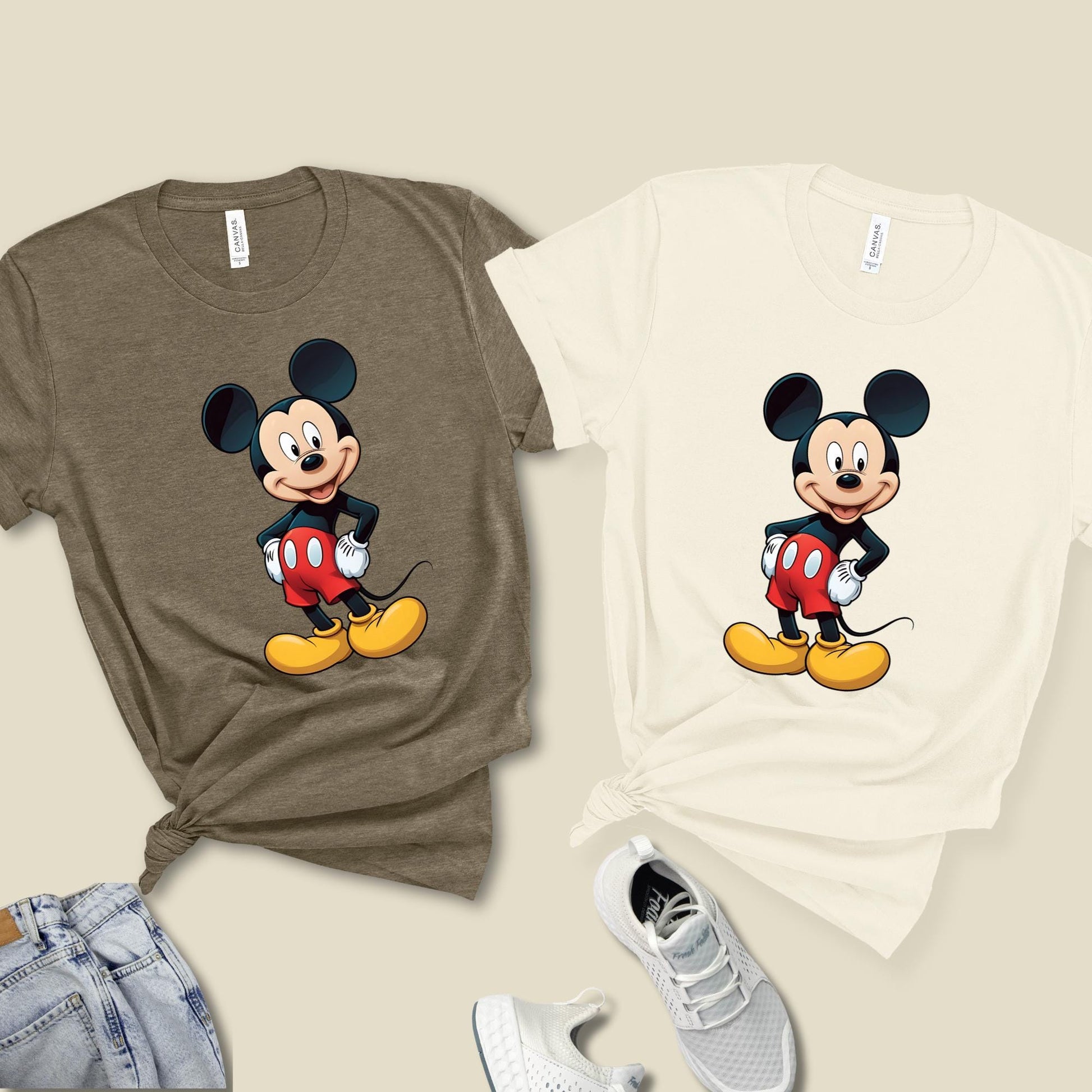 Disney Mickey Mouse Vintage Portrait Shirt, Mickey Classic Pose Shirt Disneyland Trip Shirt