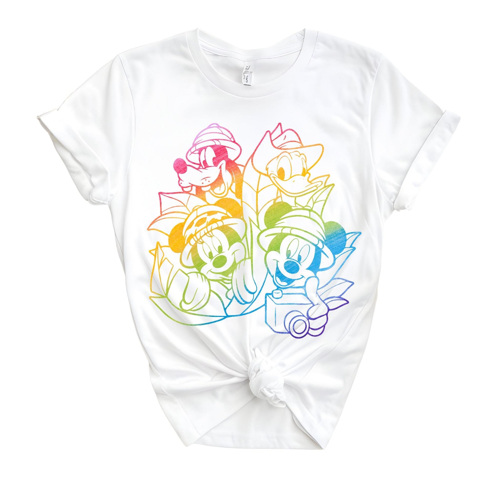 Animal Kingdom Shirt, Colorful Disney Characters T-shirt, Animal Kingdom Family Tee, Cute Holiday Shirt, Trip Gift