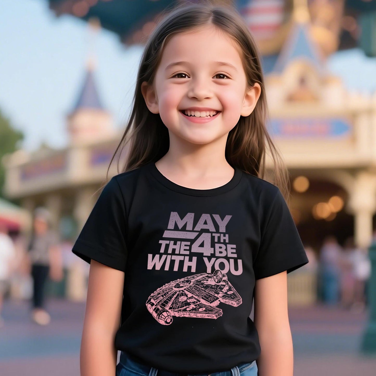 Star Wars Day Shirt, Disneyworld Star Wars Tee, May the 4th Shirt, May the Force Be With You Shirt, Galaxy's Edge Tee, Millennium Falcon Tee