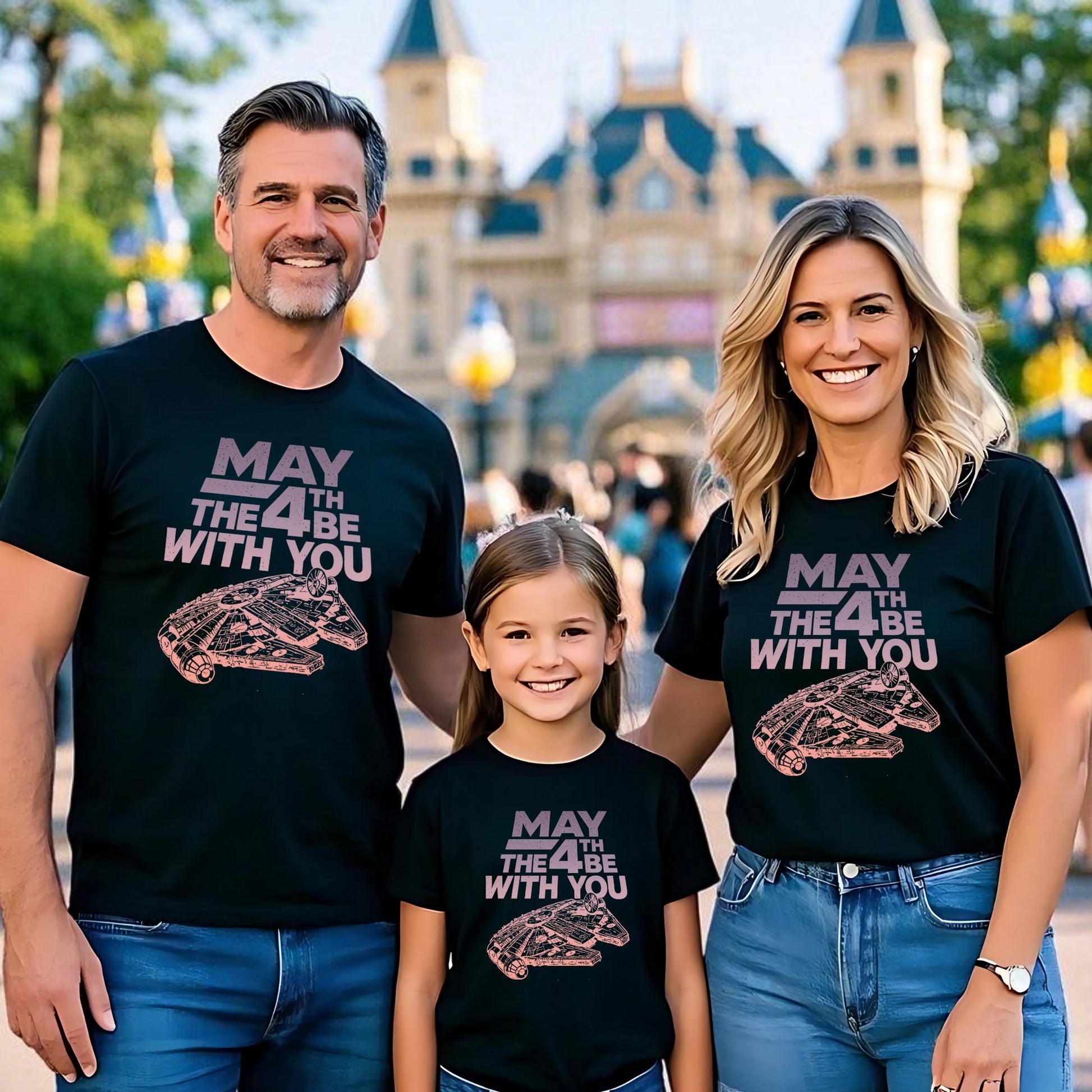 Star Wars Day Shirt, Disneyworld Star Wars Tee, May the 4th Shirt, May the Force Be With You Shirt, Galaxy's Edge Tee, Millennium Falcon Tee