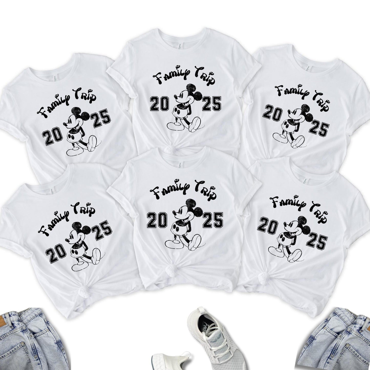 Disney 2025 Family Trip Shirt, Mickey Mouse Pose Vacation Tee, Making Family Memories Tees, Disneyworld Family Shirt, 2025 Disney Tees