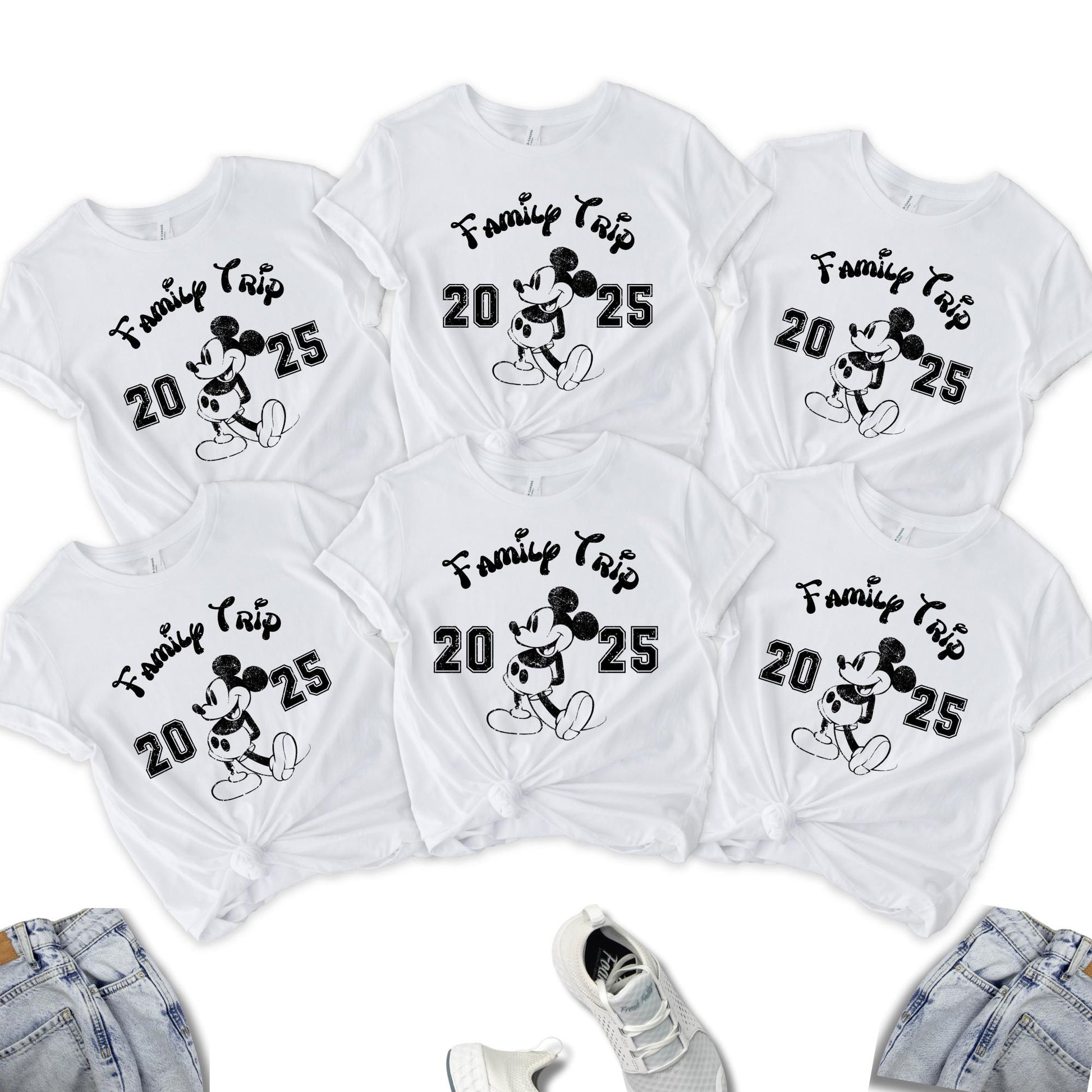 Disney 2025 Family Trip Shirt, Mickey Mouse Pose Vacation Tee, Making Family Memories Tees, Disneyworld Family Shirt, 2025 Disney Tees