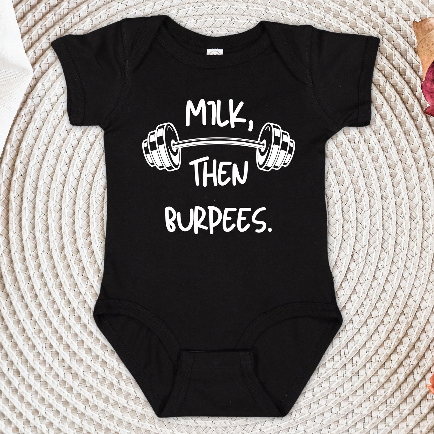 Funny Baby Bodysuit: Crossfit Gym Gift for New Parents