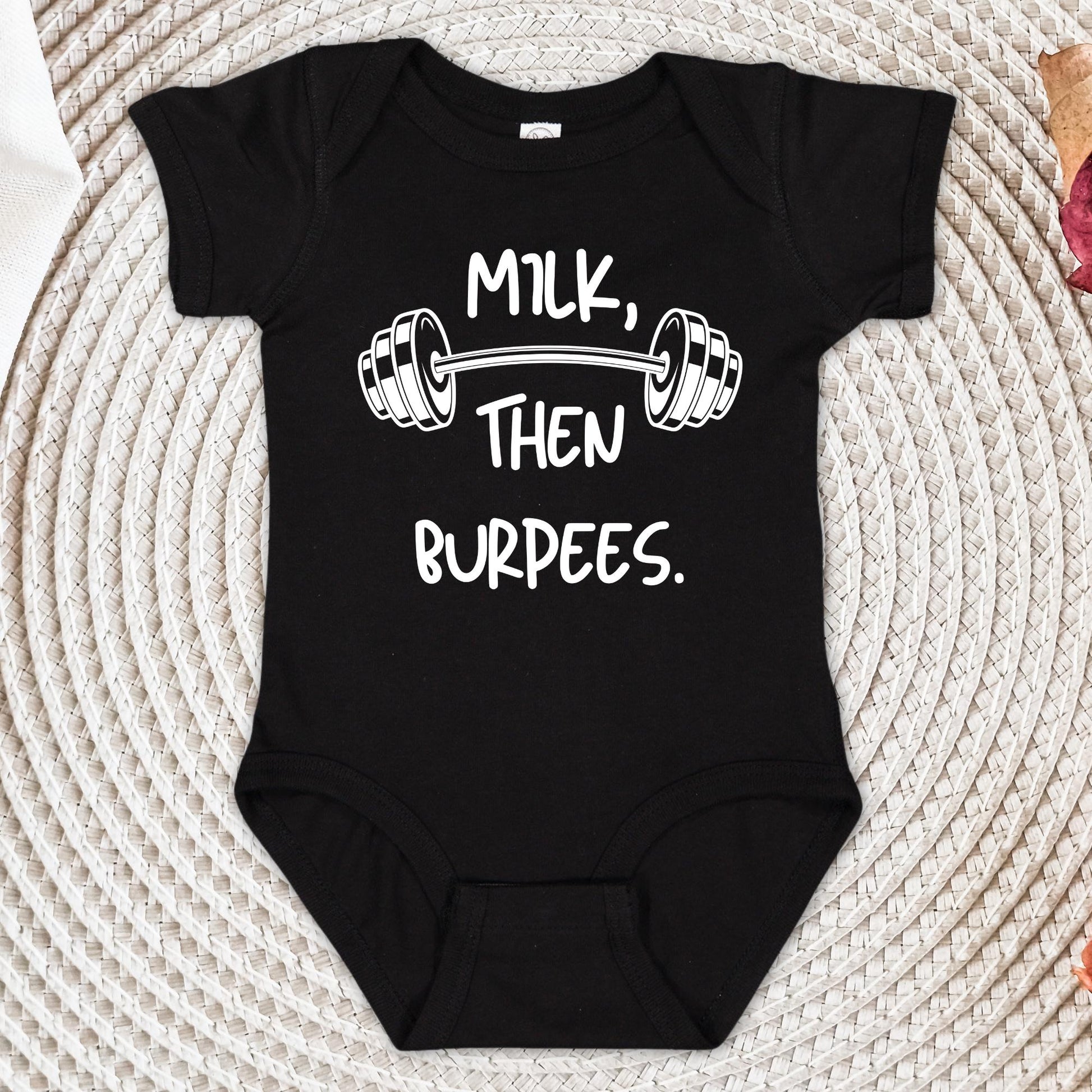 Funny Baby Bodysuit: Crossfit Gym Gift for New Parents