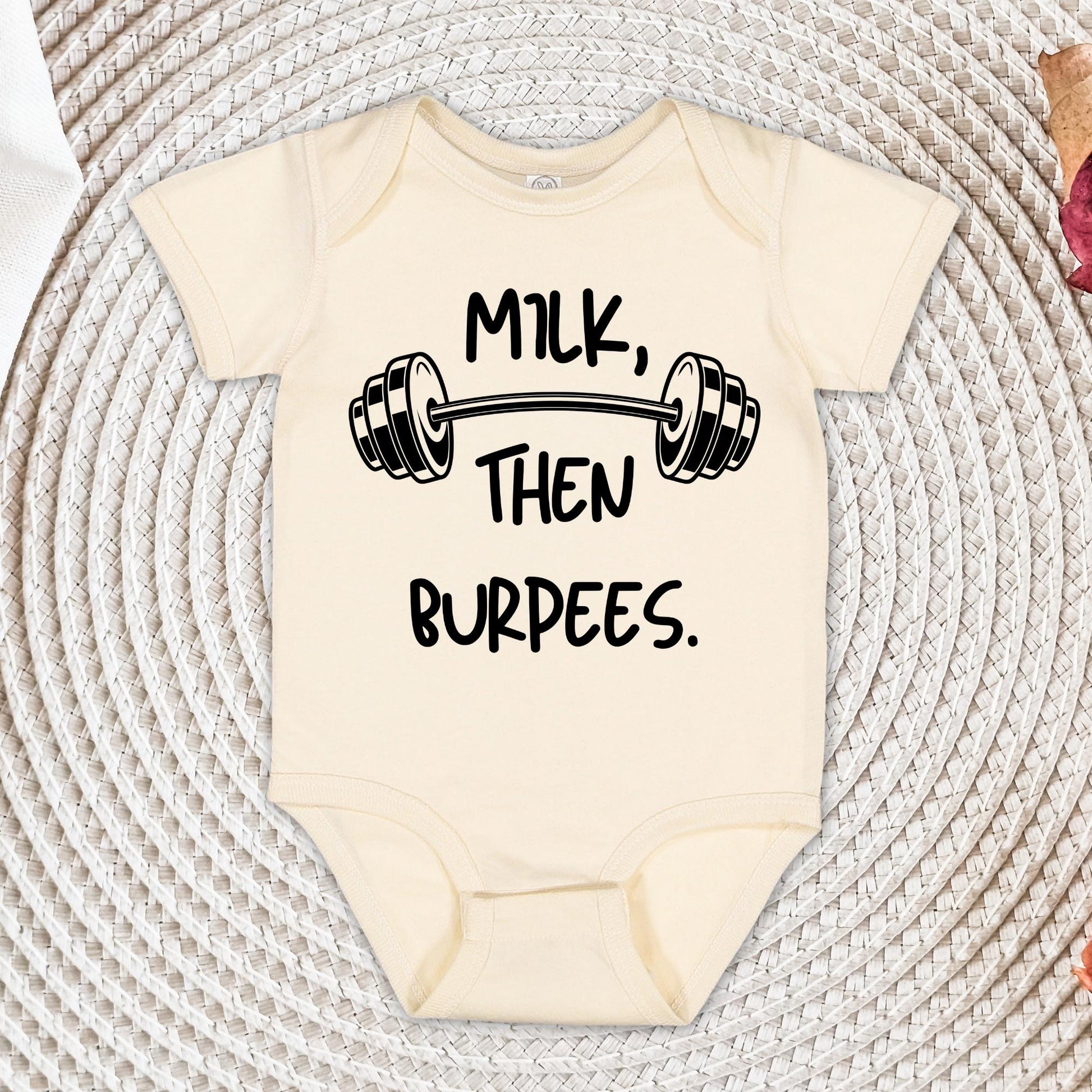 Funny Baby Bodysuit: Crossfit Gym Gift for New Parents