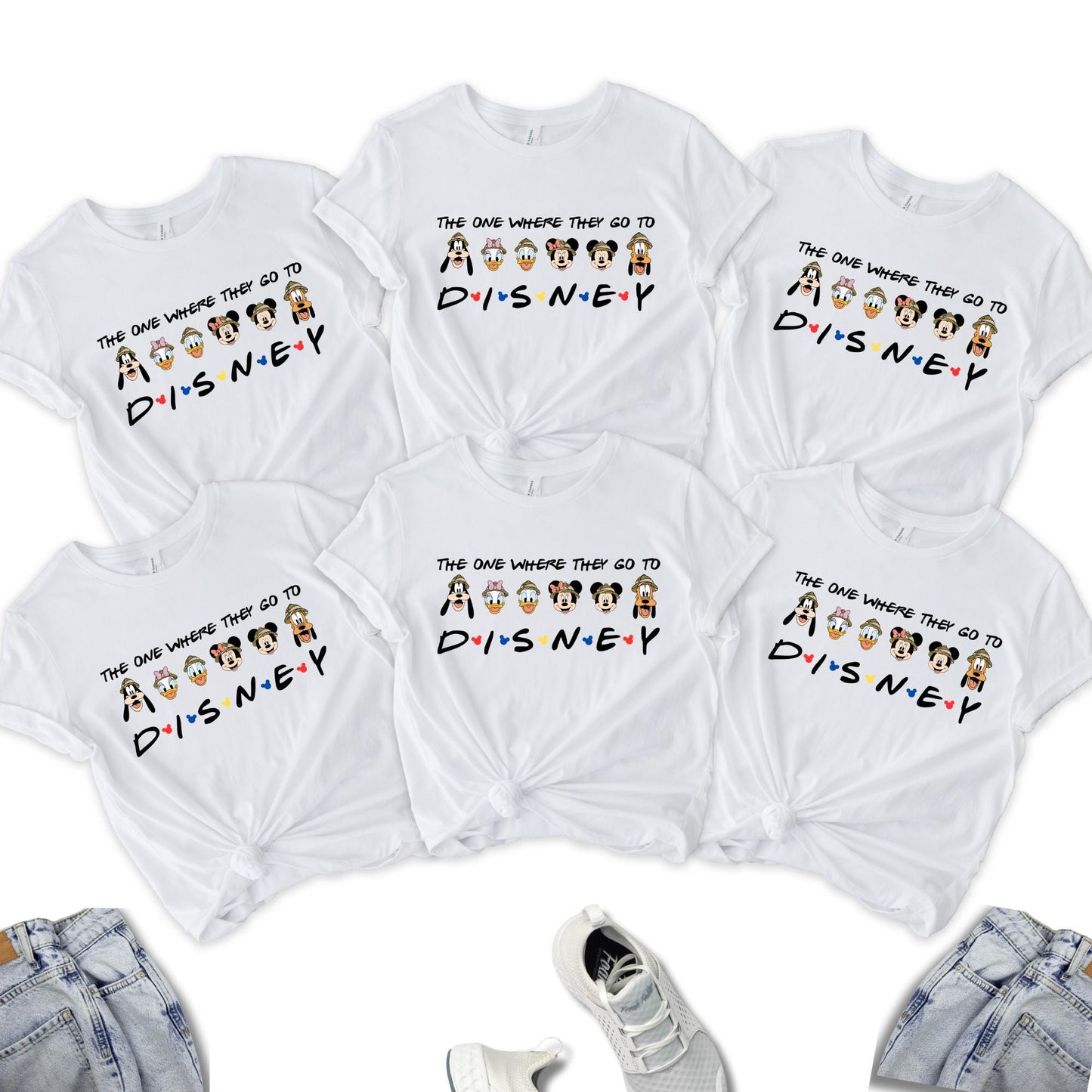 Mickey and Friends Disneyworld T-Shirt: Matching Family Tee