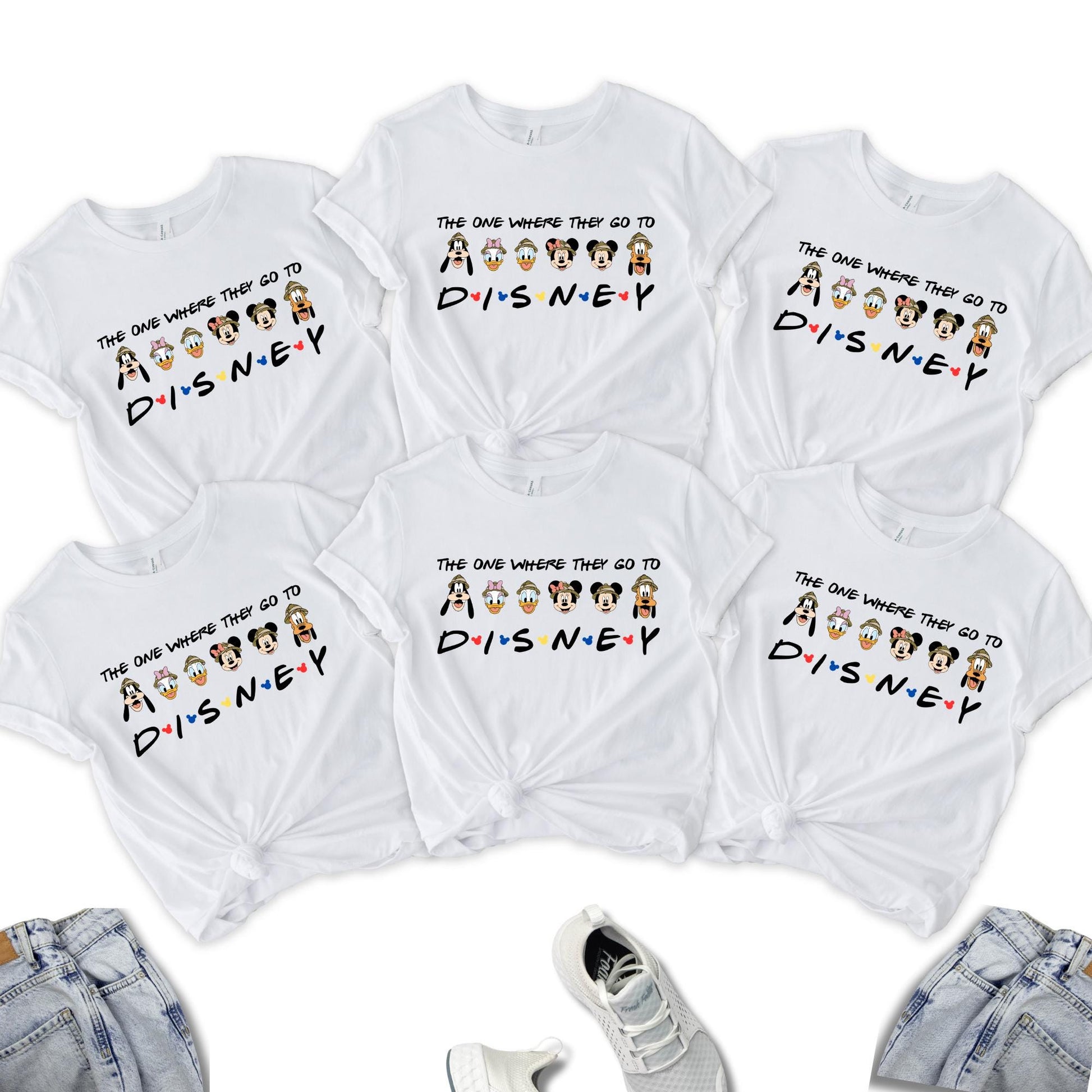 Mickey and Friends Disneyworld T-Shirt: Matching Family Tee