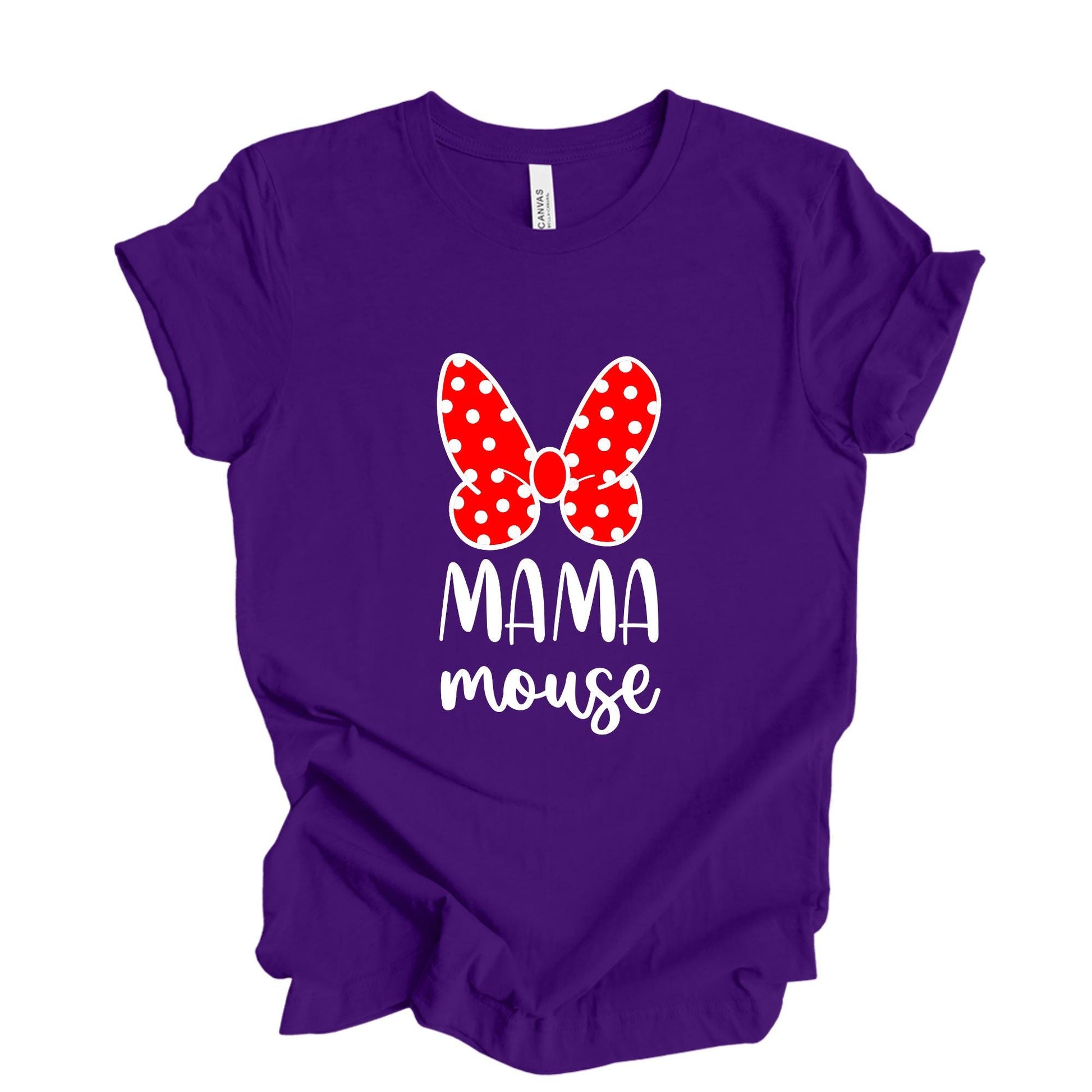 Mama and Mini Mouse Shirt, Disney Mommy and Me T-Shirt, Minnie Mom Matching Tee, Disneyland Mother's Day Tee, Minnie Bow Shirt
