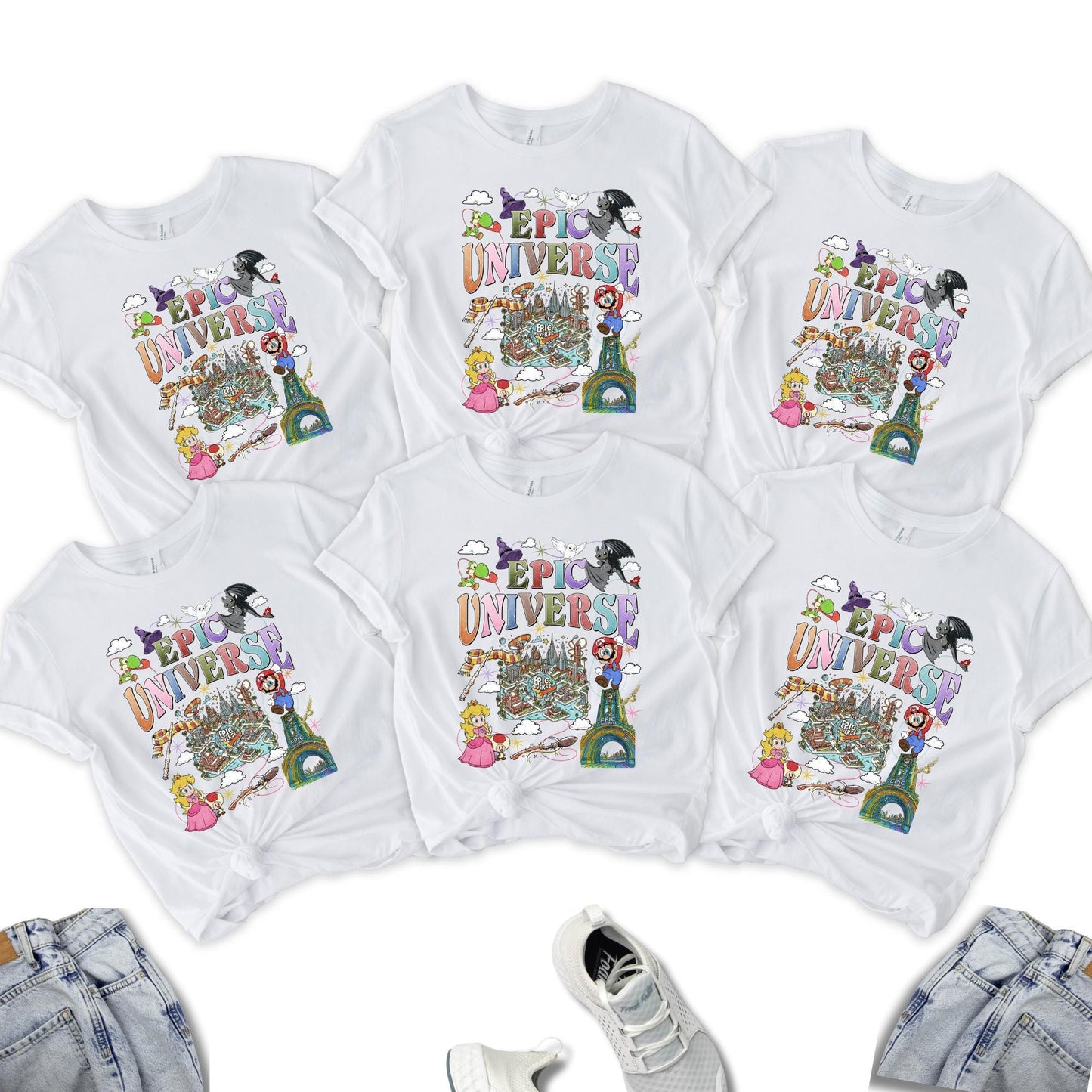 Retro Universe Park Trip Shirt: Custom Family Vacation Tee