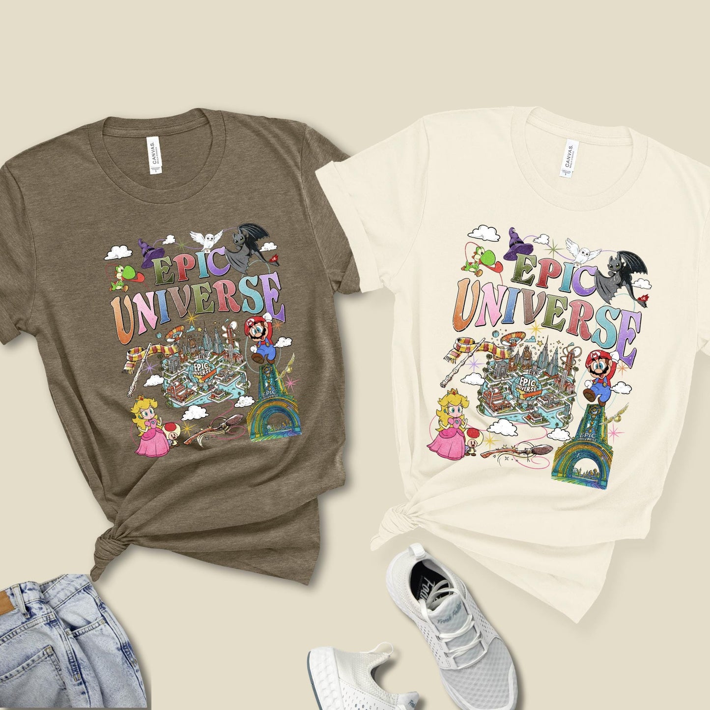 Retro Universe Park Trip Shirt: Custom Family Vacation Tee