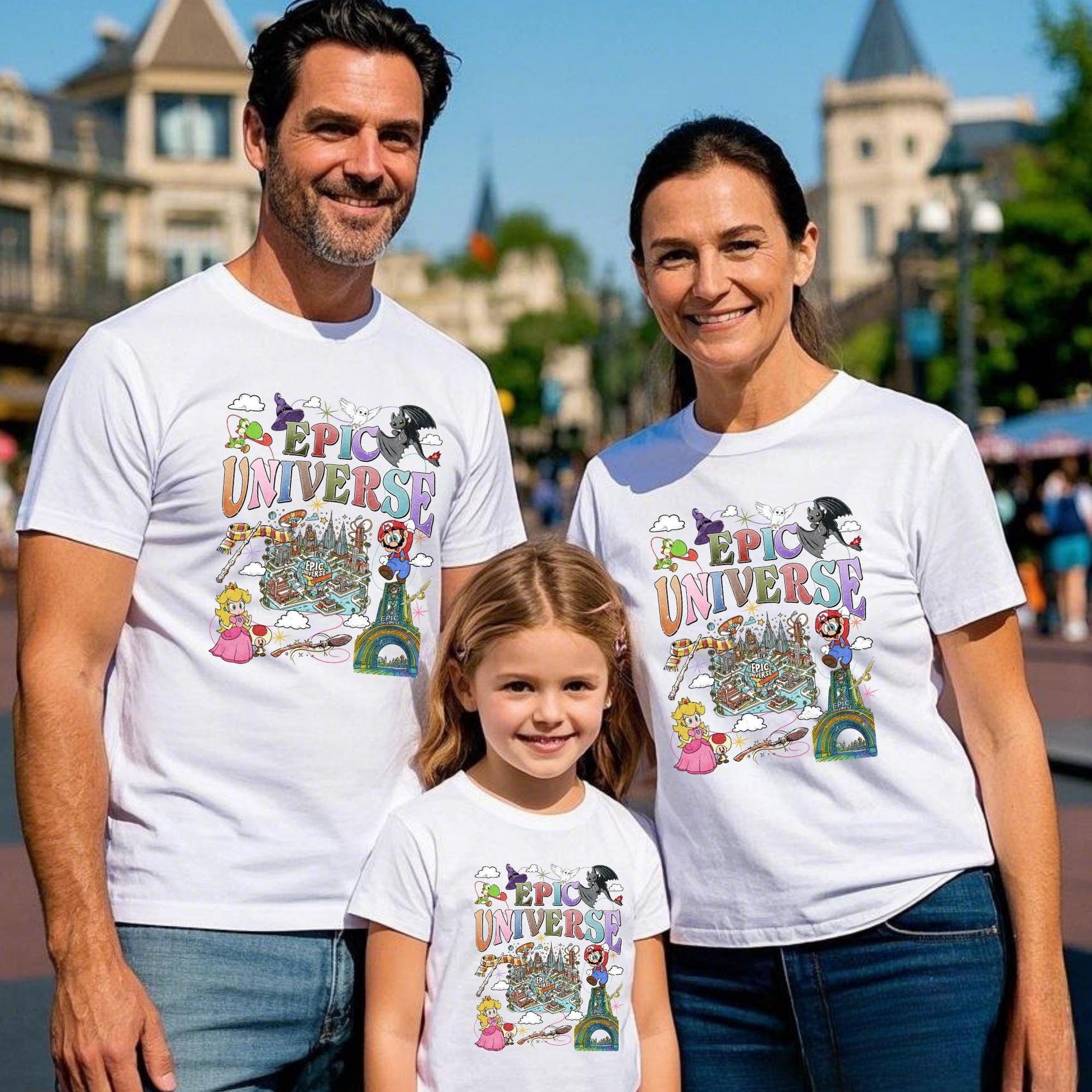 Retro Universe Park Trip Shirt: Custom Family Vacation Tee